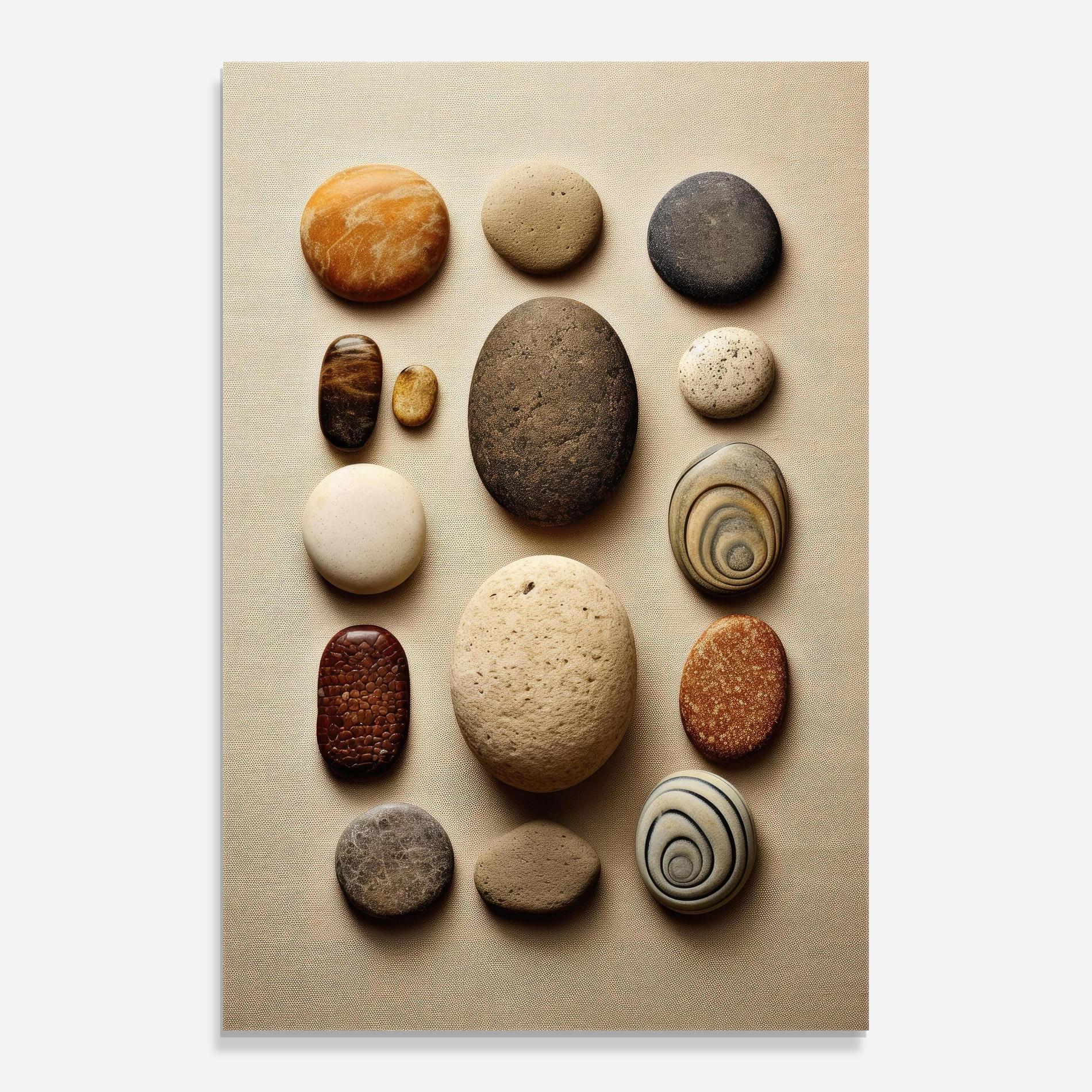 Üvegkép Massage Stones Sand mockup 0