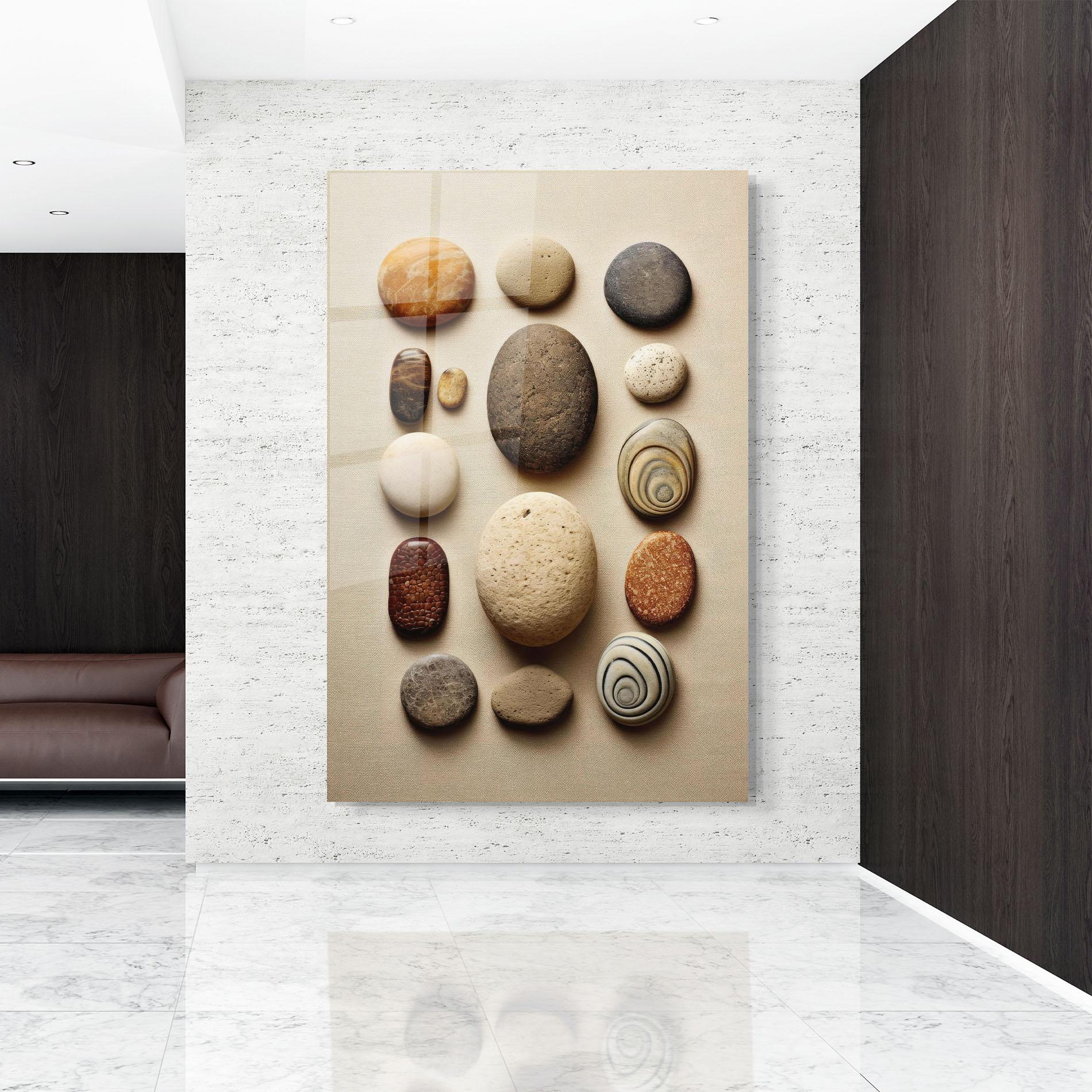 Üvegkép Massage Stones Sand mockup 9