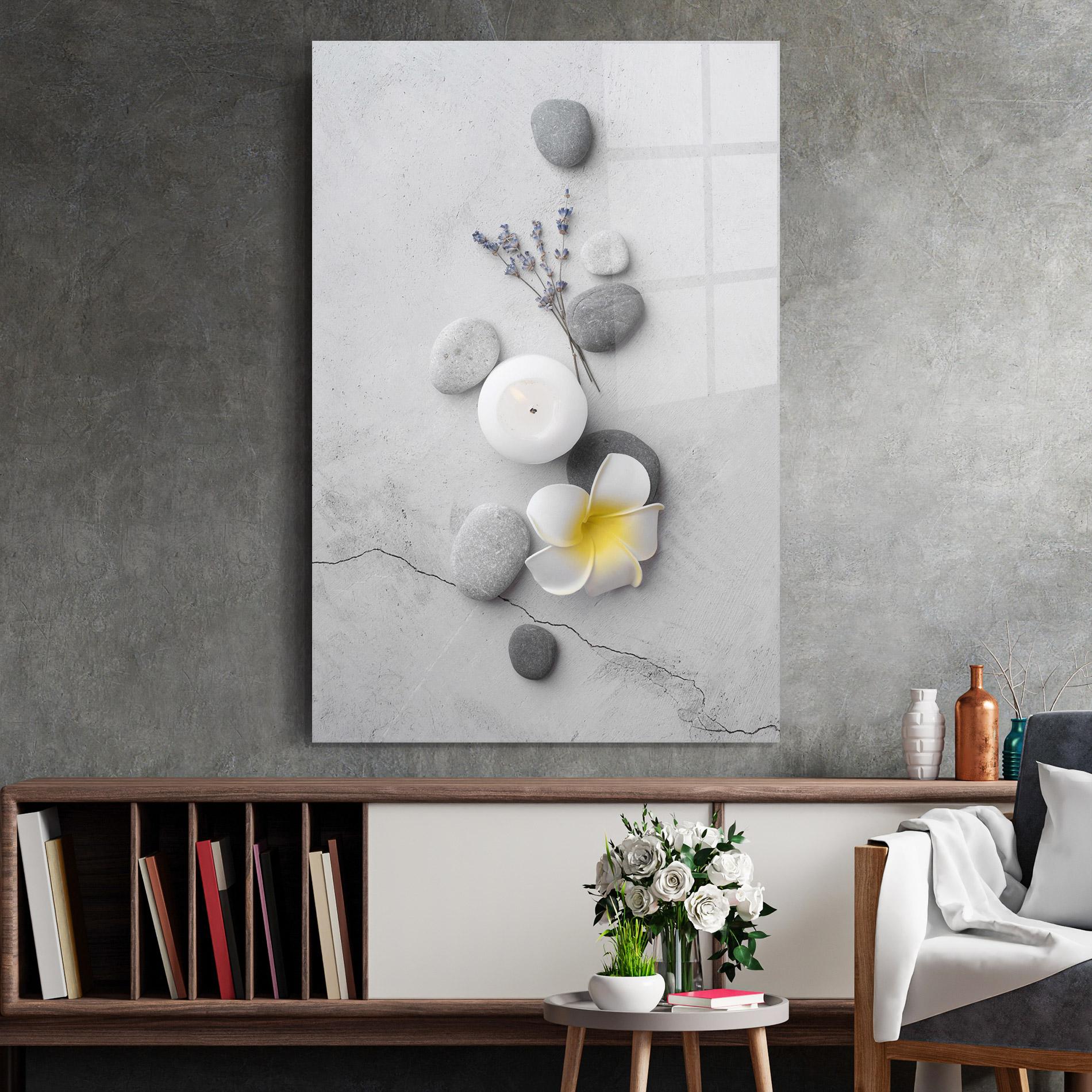 Üvegkép Feng Shui Stones mockup 2