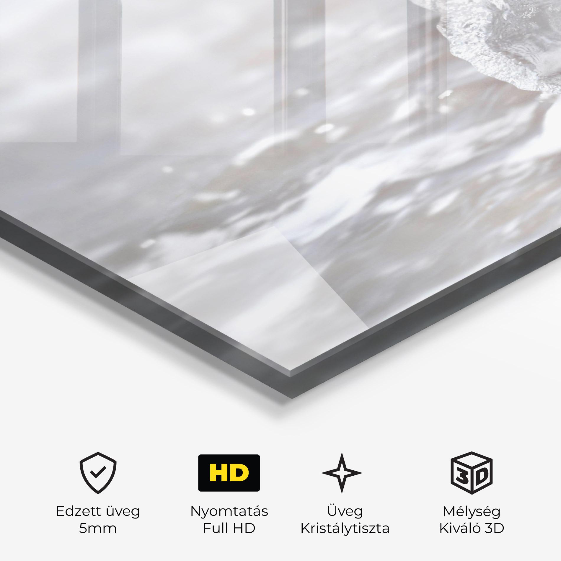 Üvegkép Pebbles Balance Sea mockup 3