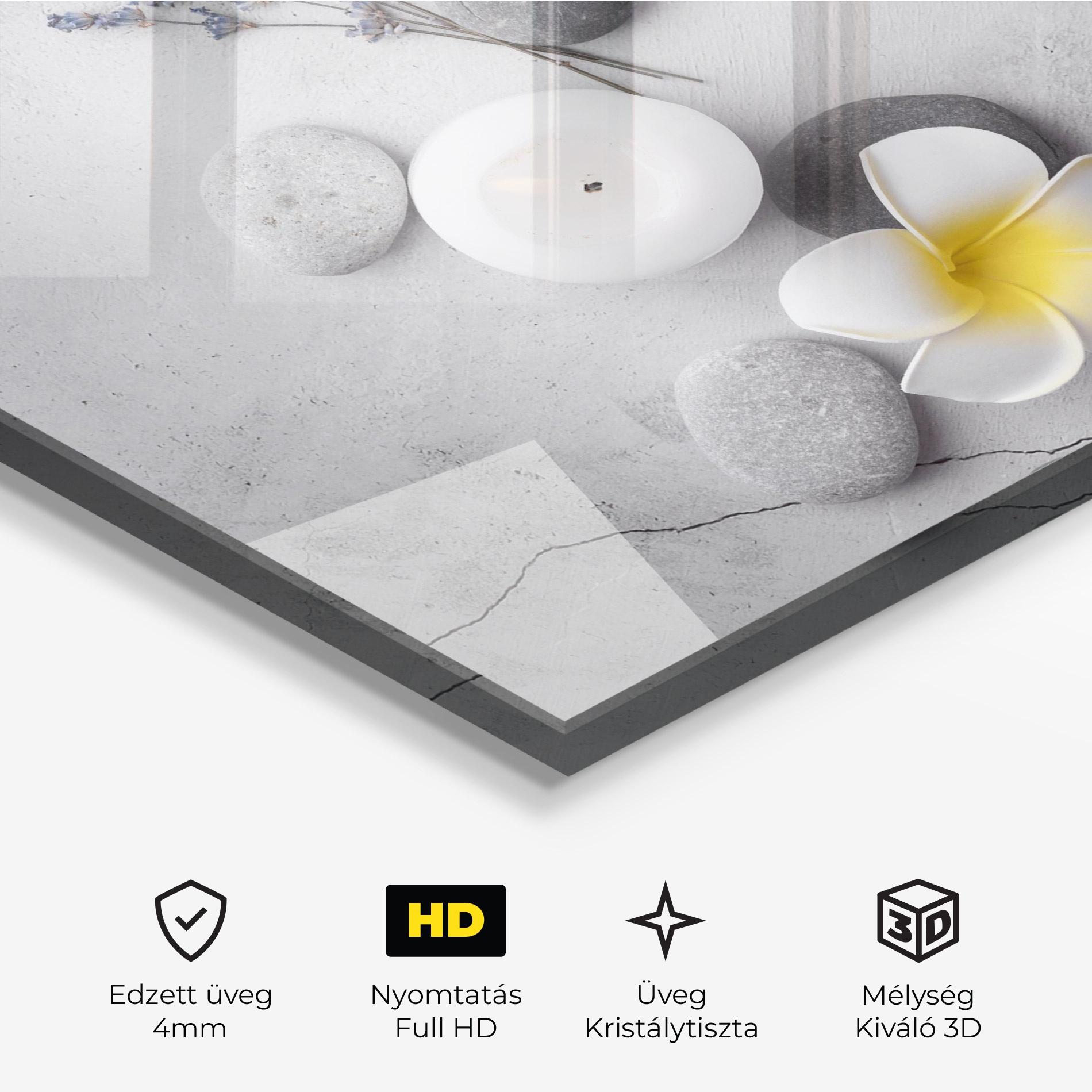 Üvegkép Feng Shui Stones mockup 3