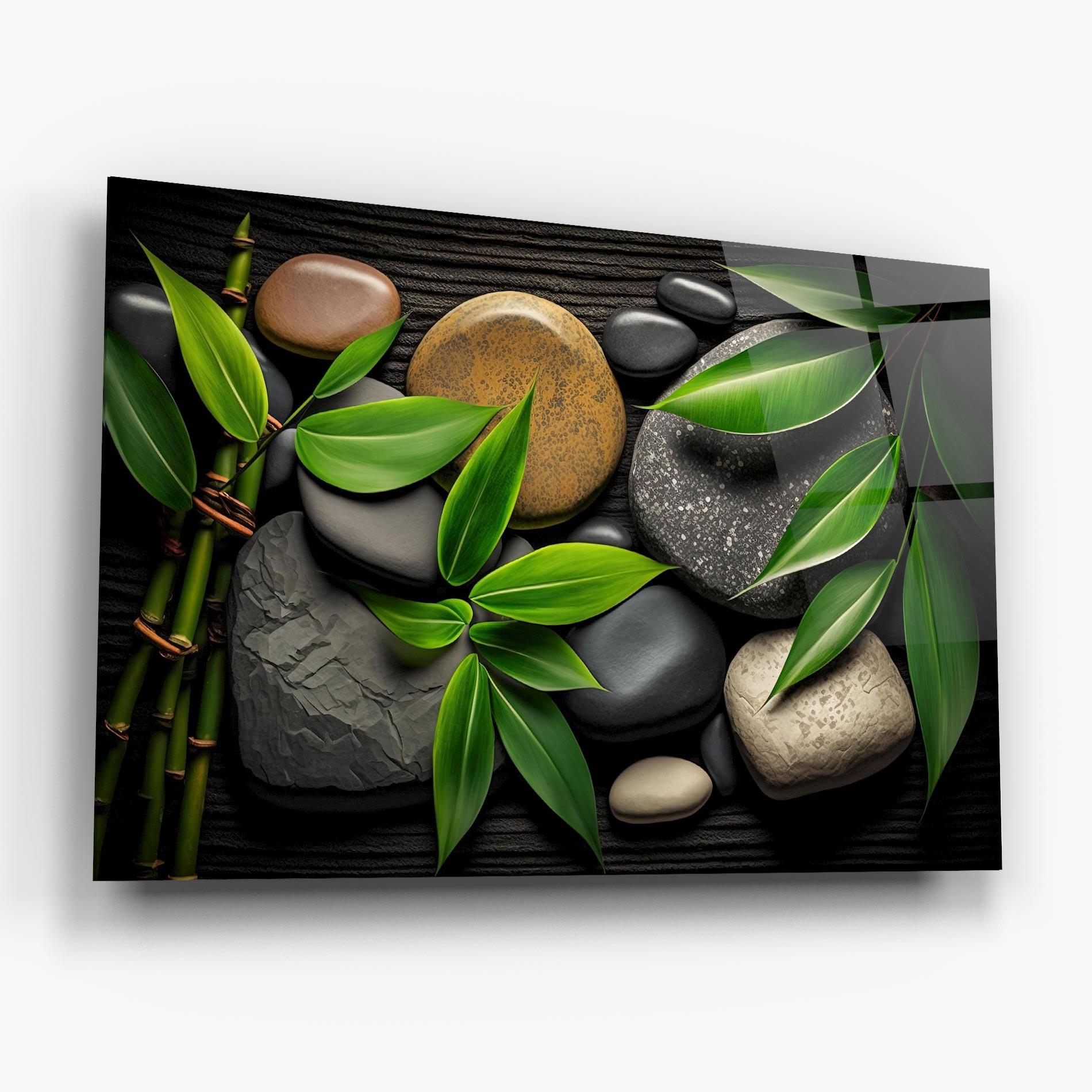 Üvegkép Bamboo Stones View mockup 6
