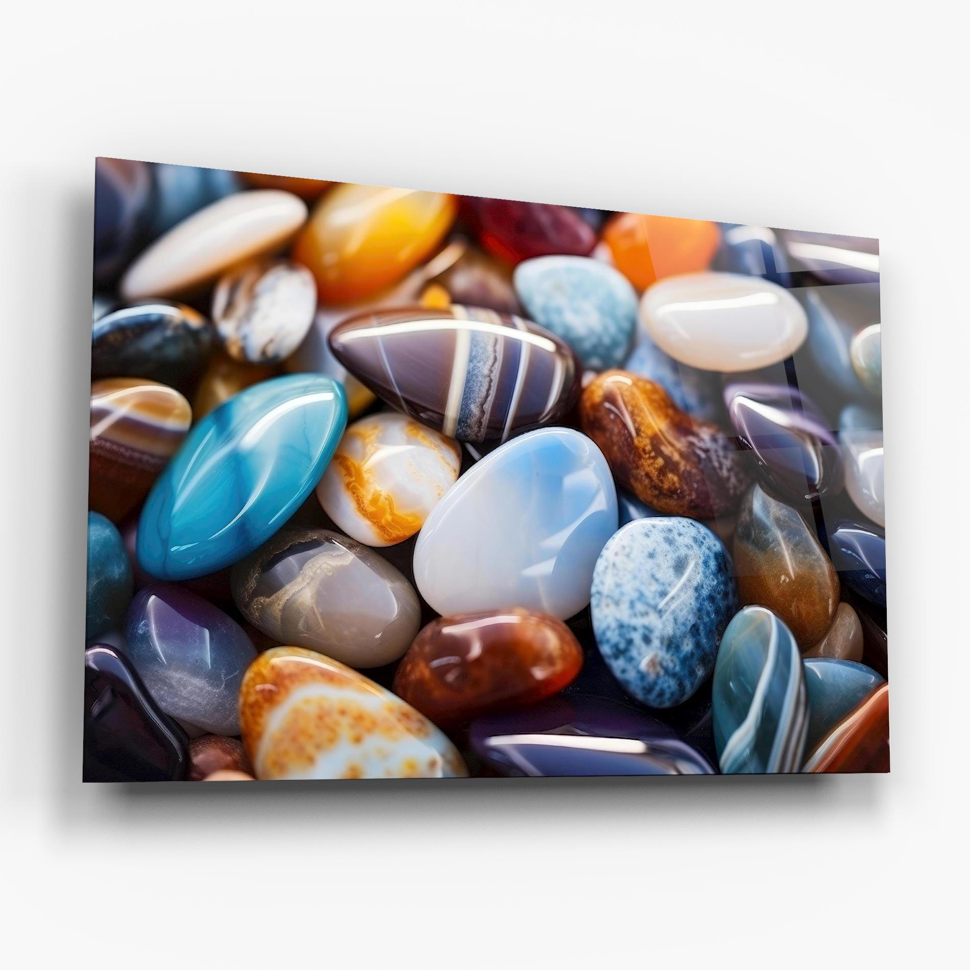 Üvegkép Beach Gemstones mockup 6