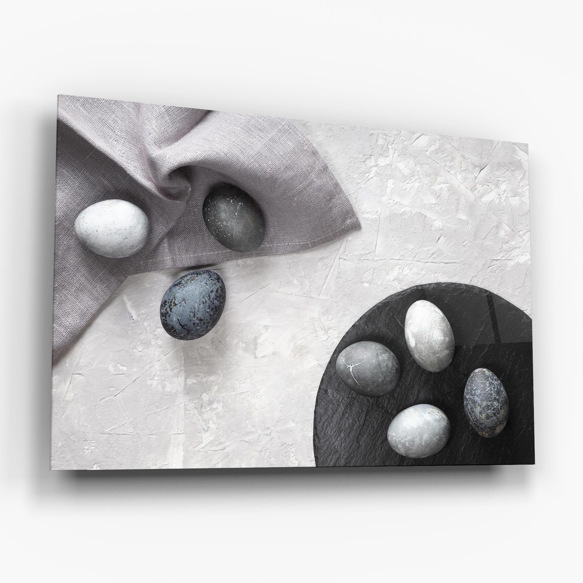 Üvegkép Eggs Stone mockup 6