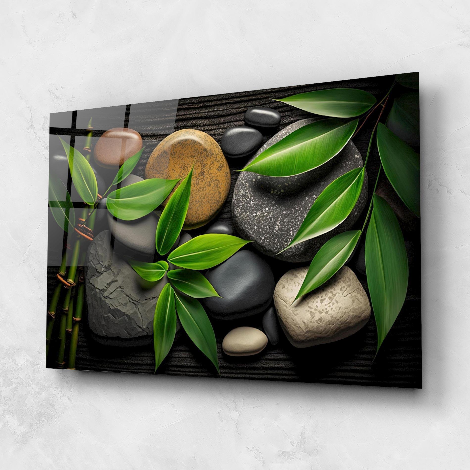 Üvegkép Bamboo Stones View mockup 1
