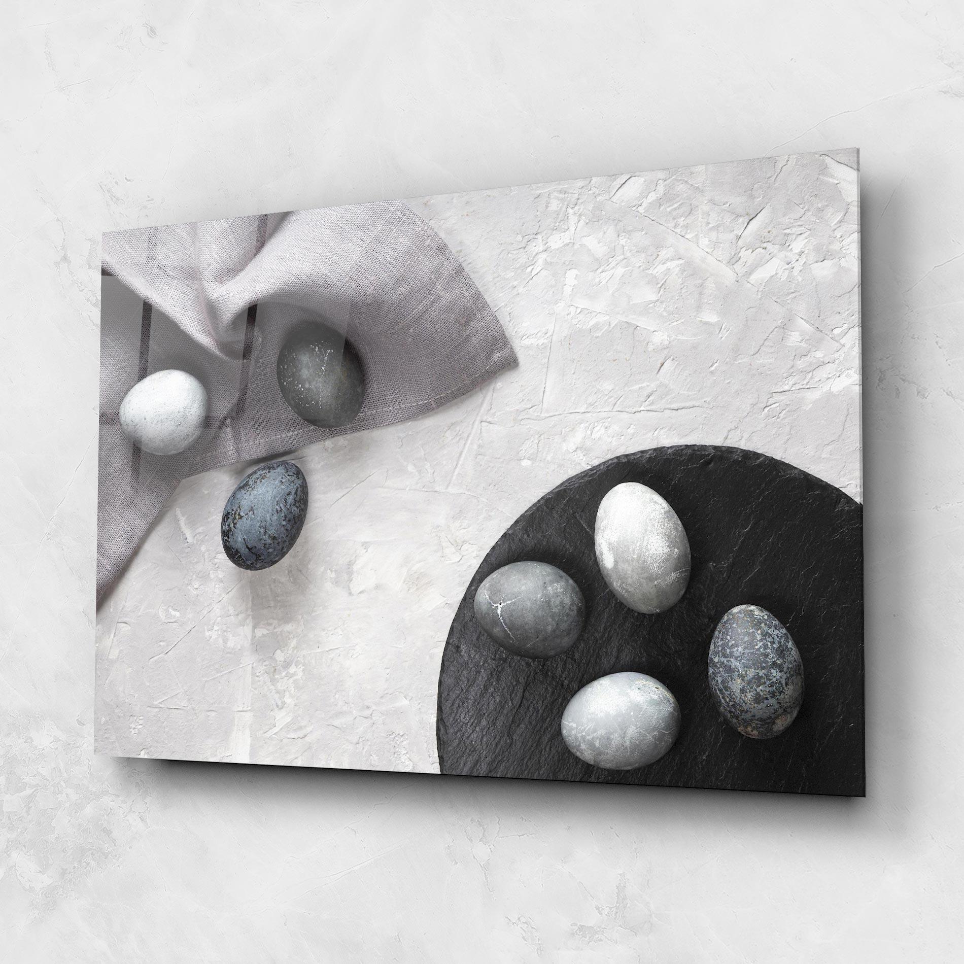 Üvegkép Eggs Stone mockup 1