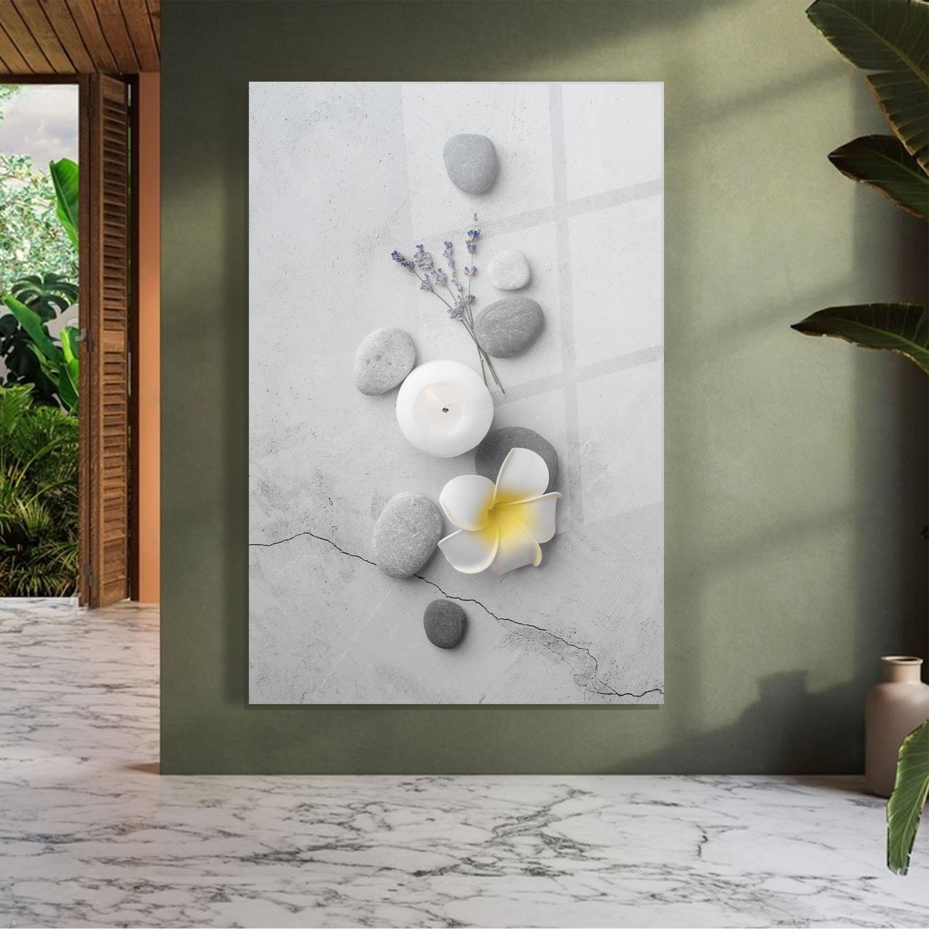 Üvegkép Feng Shui Stones mockup 7