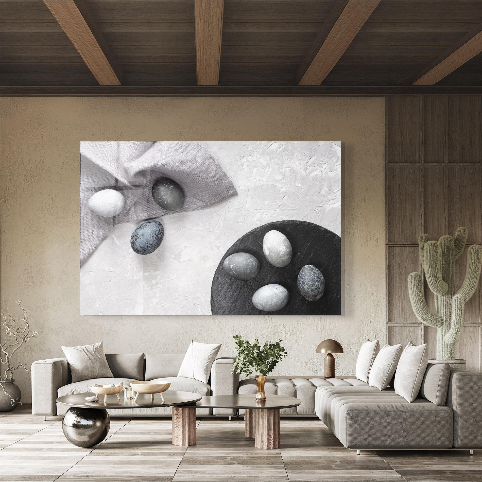 Üvegkép Eggs Stone mockup 8