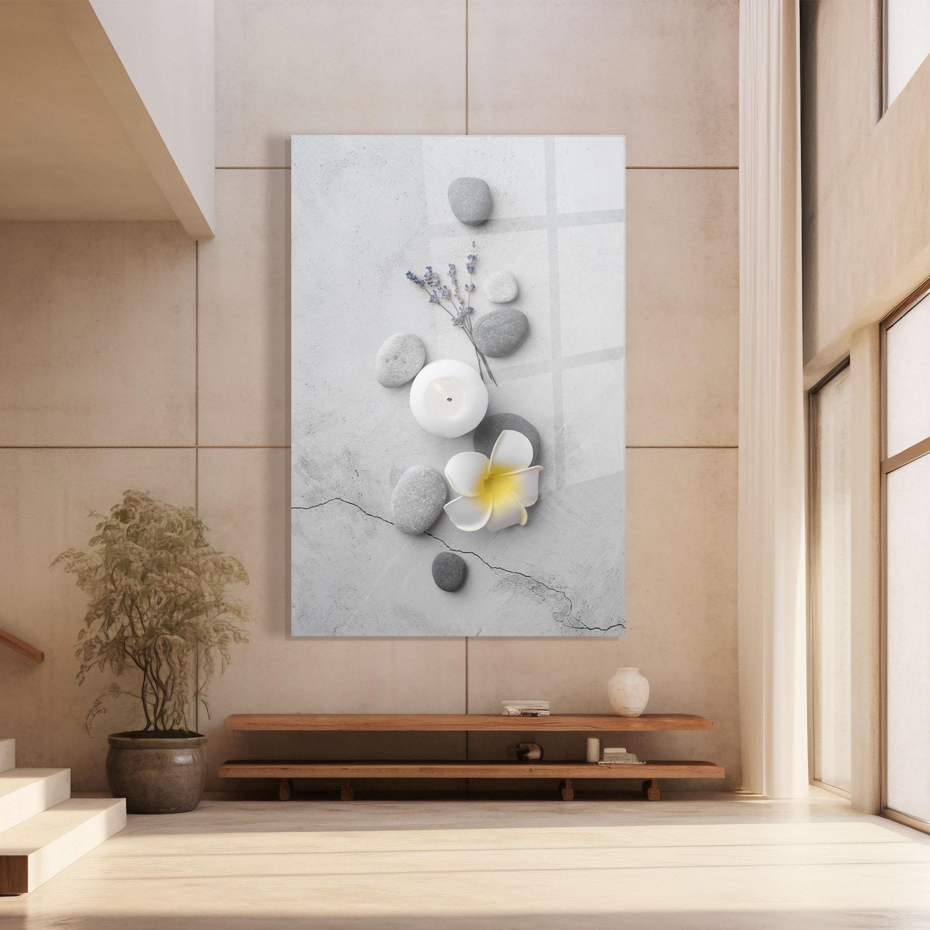 Üvegkép Feng Shui Stones mockup 8