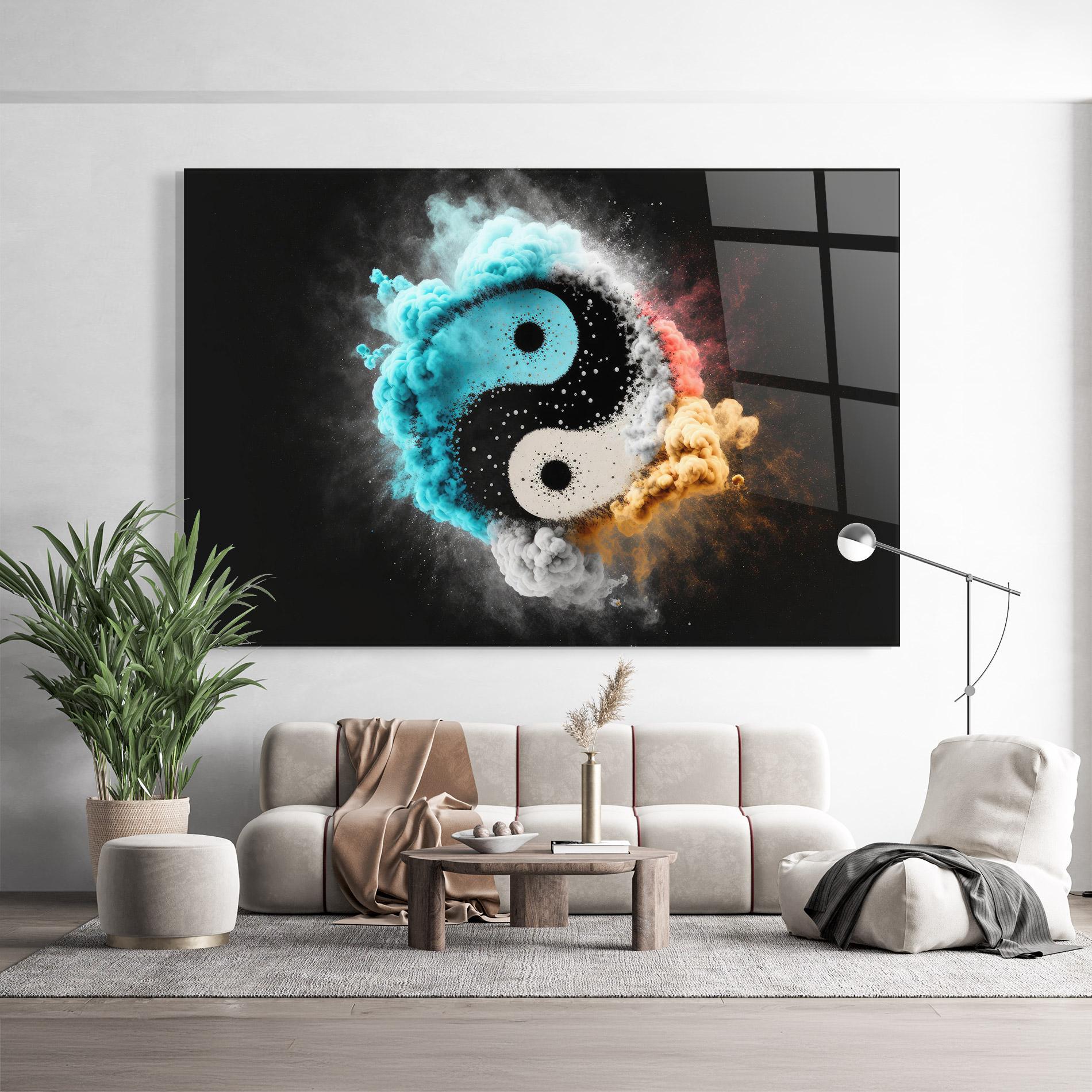 Üvegkép Blue Smoke Yinuang mockup 9
