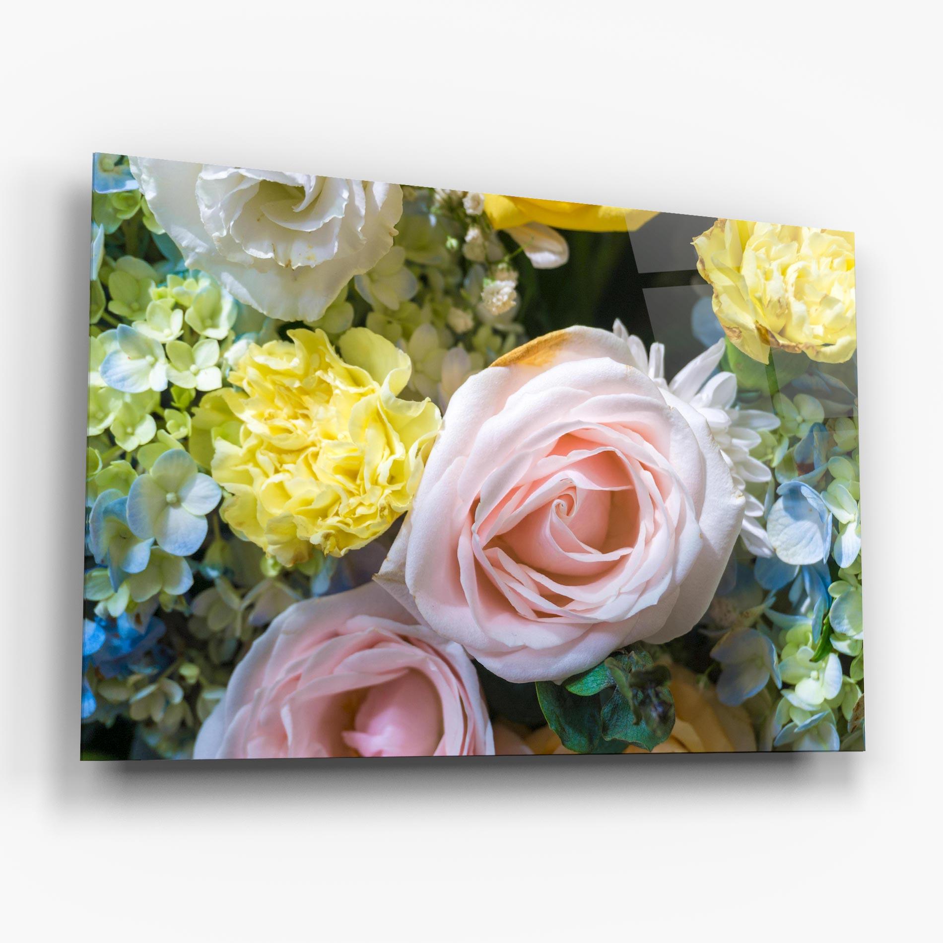 Üvegkép Bouquet Light Pink mockup 6