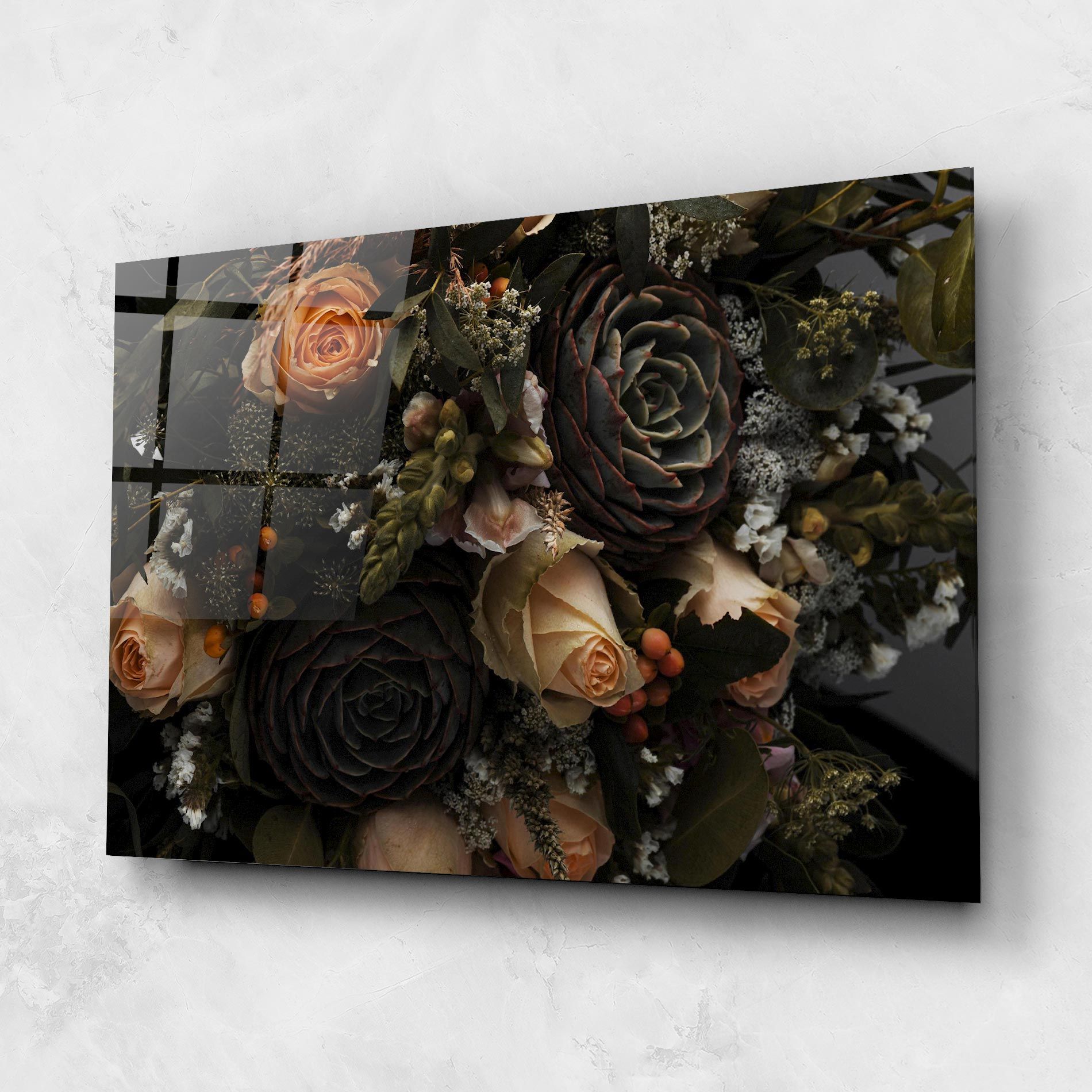 Luxurious Black Bouquet mockup 1