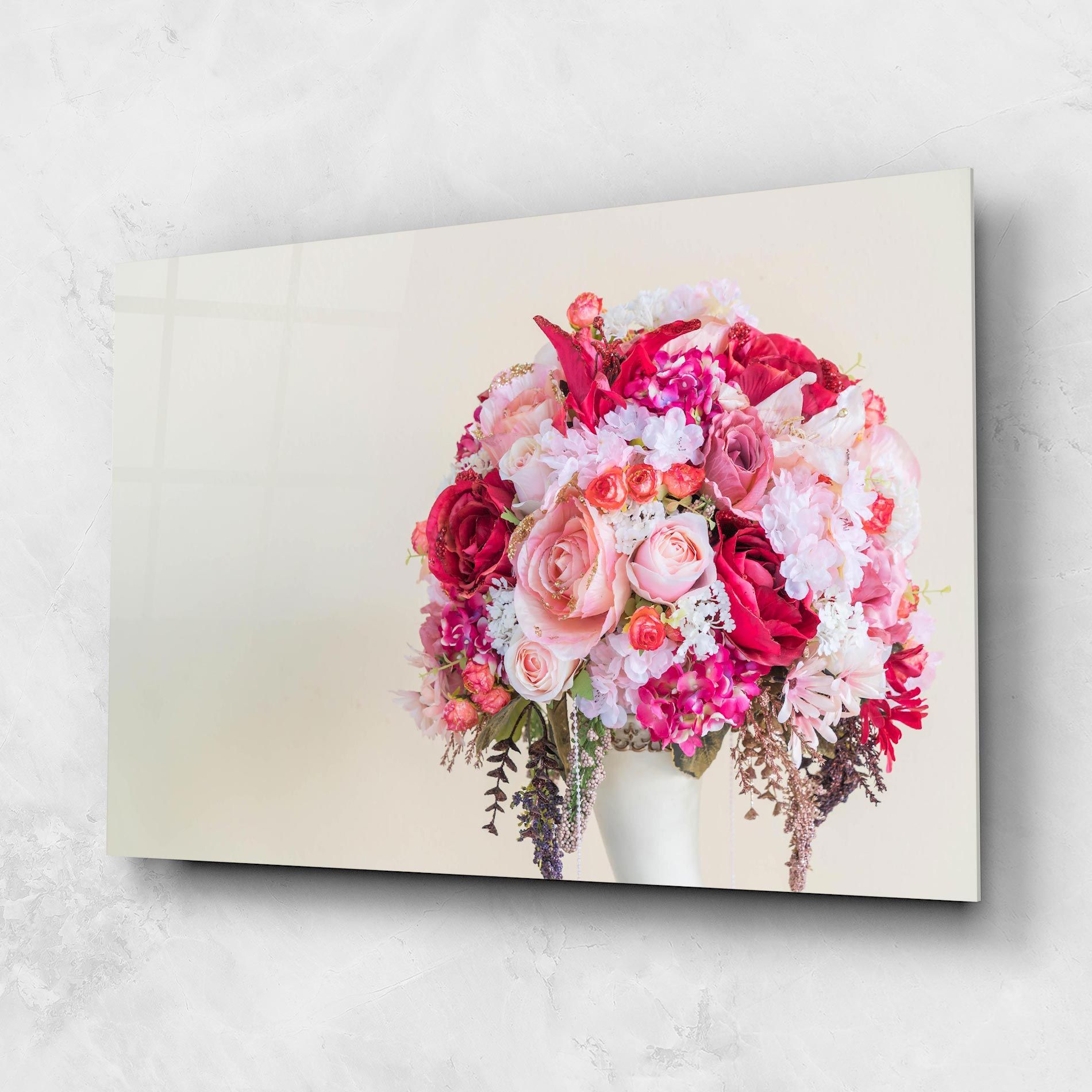 Mixed Pink Flowers mockup 1