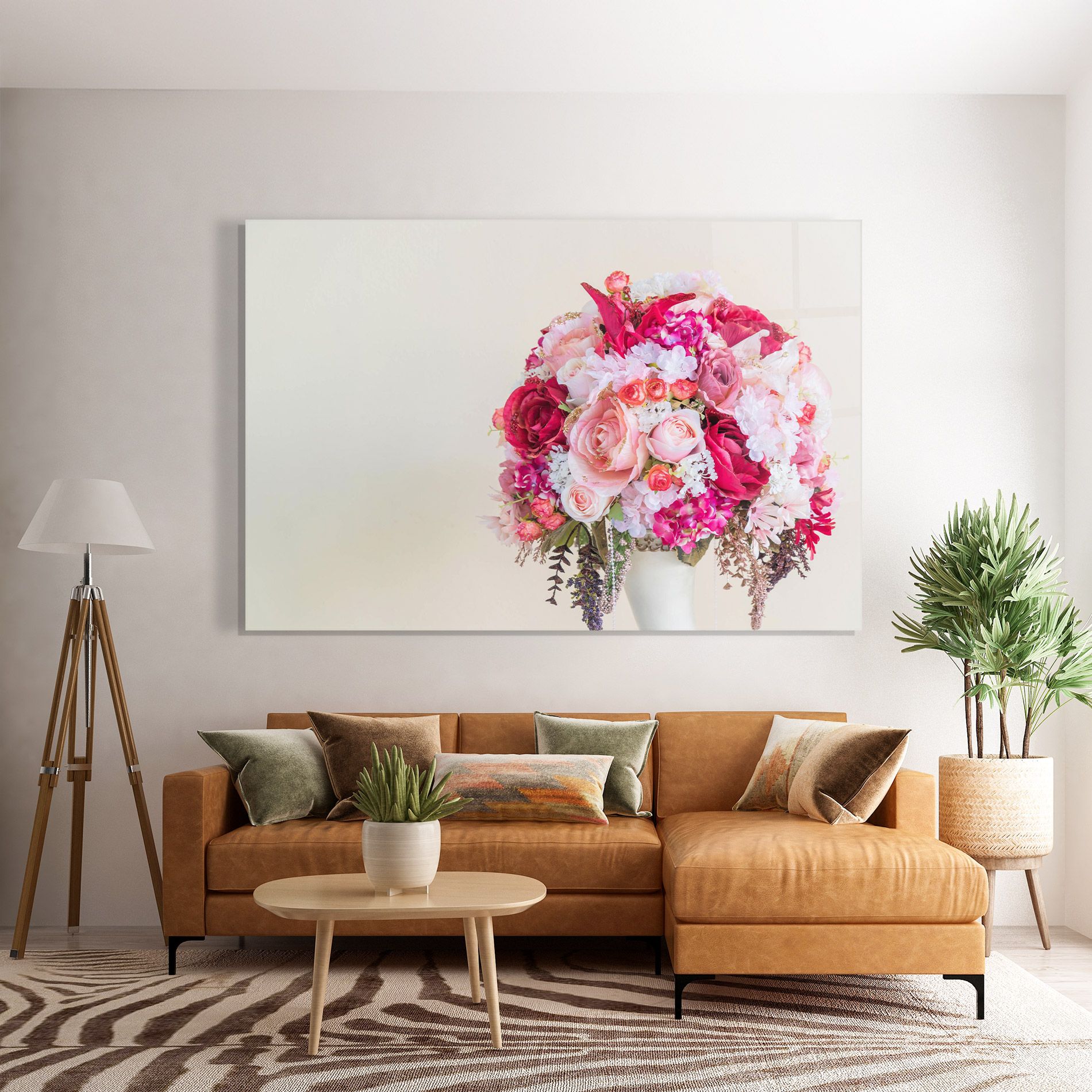 Mixed Pink Flowers mockup 7