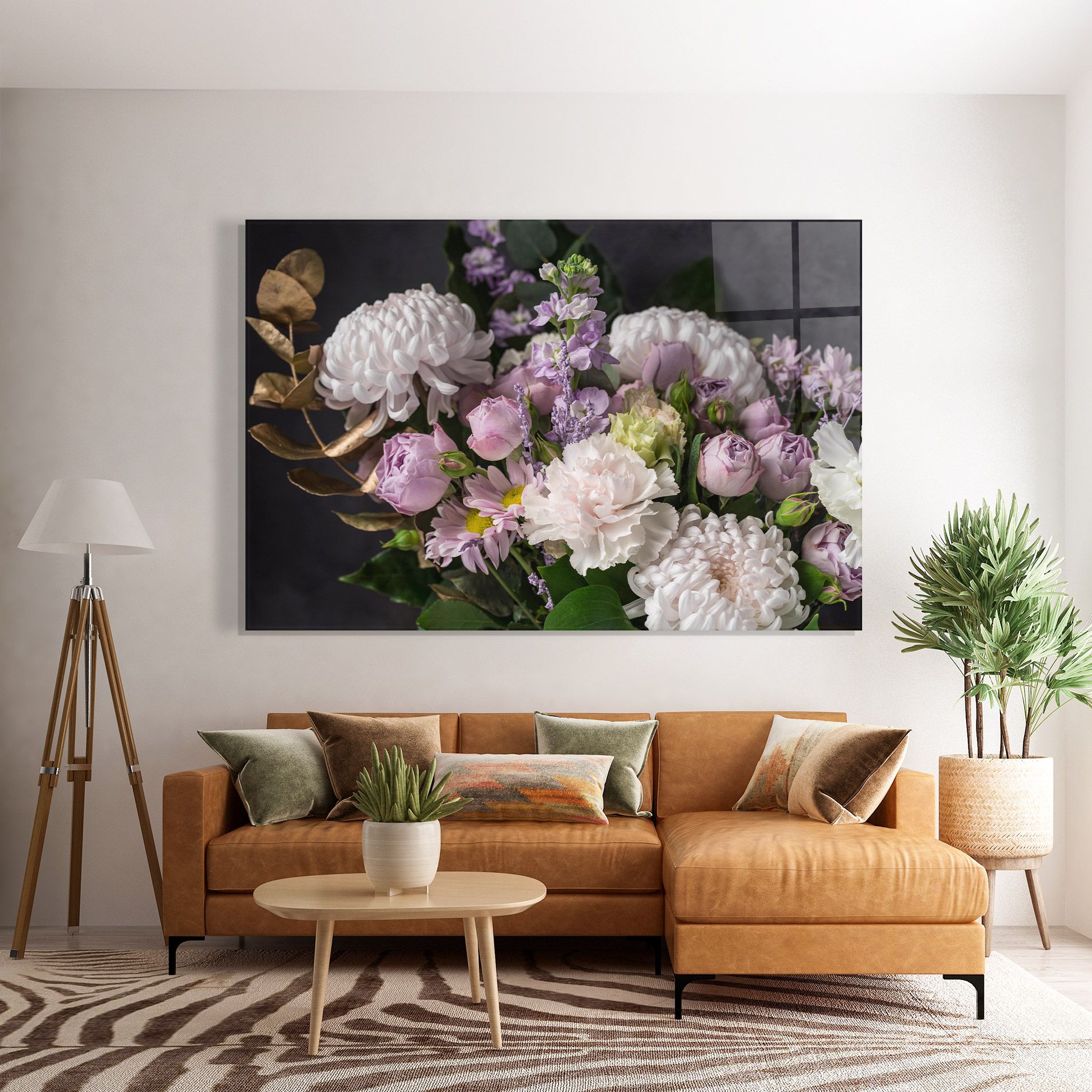 Pastel Purple Bouquet mockup 7