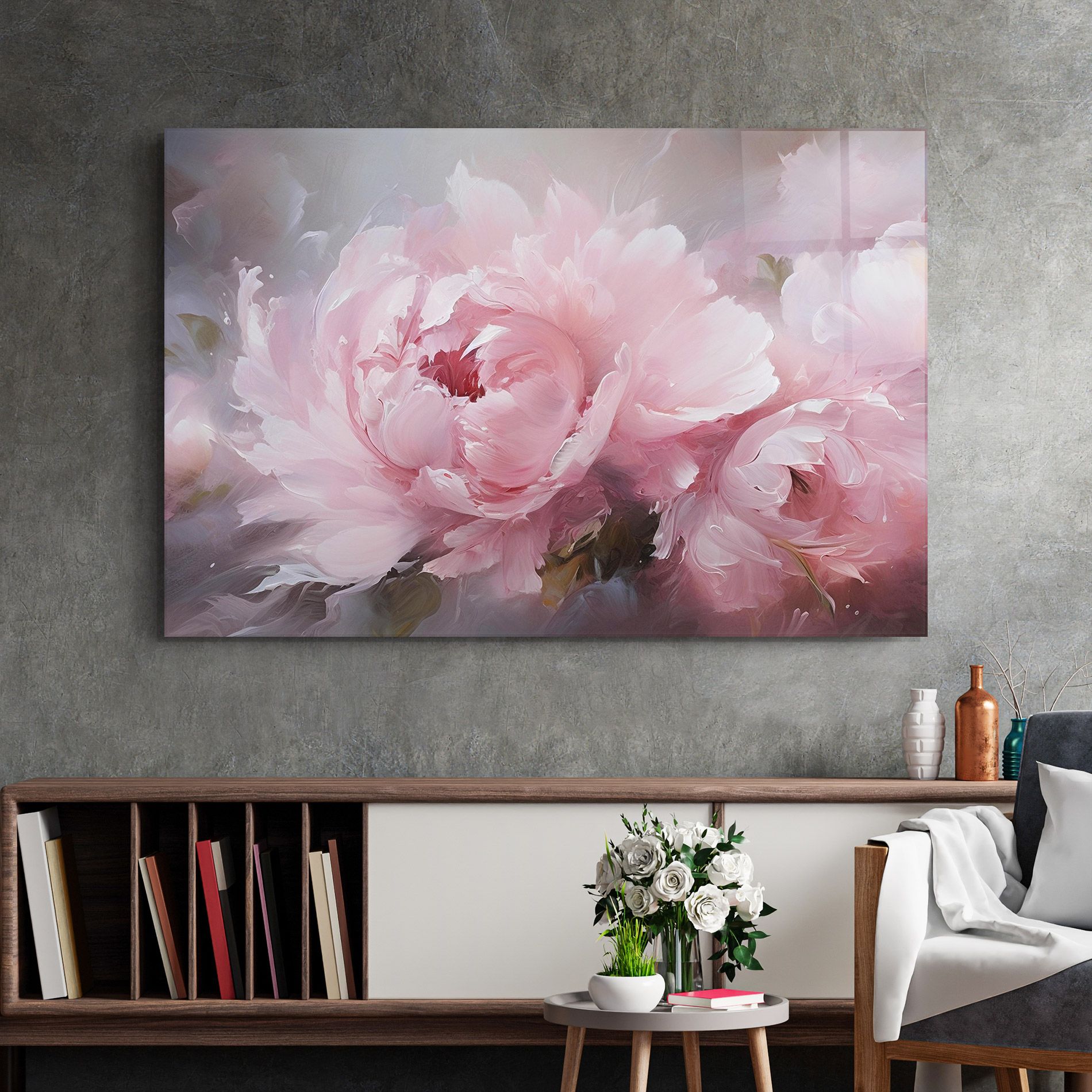 Dreamy Painting Peony mockup 2