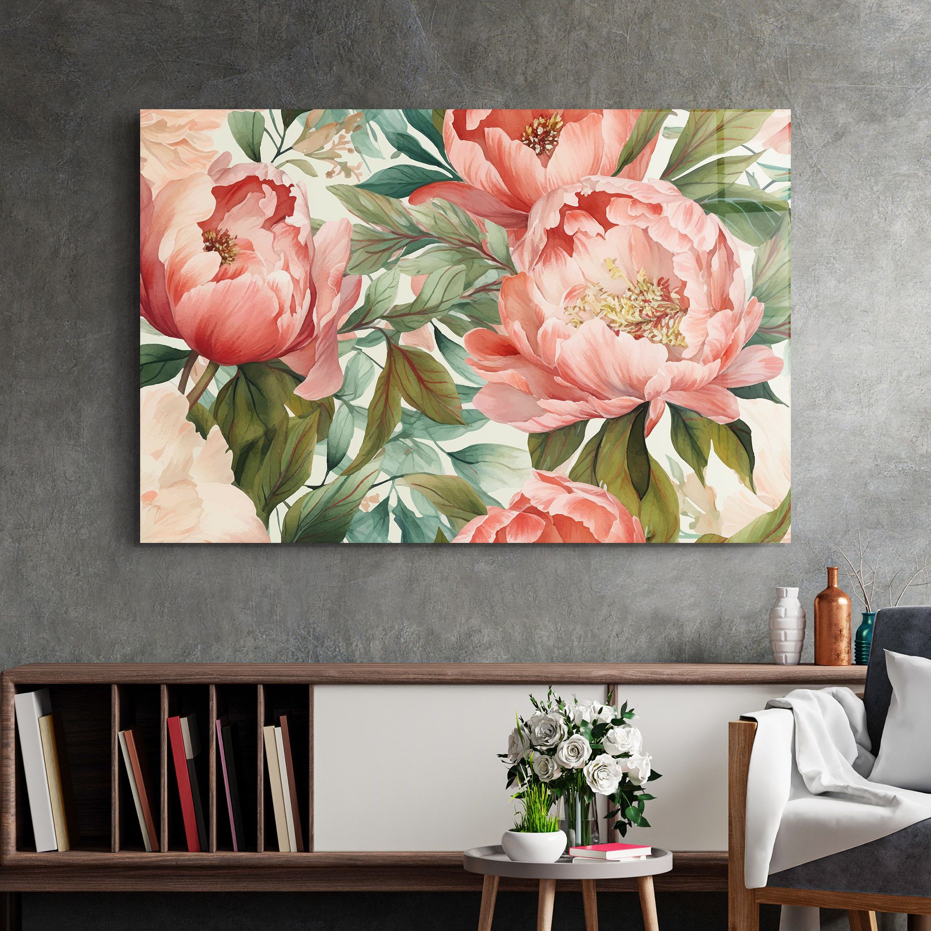 Light Red Peony mockup 2