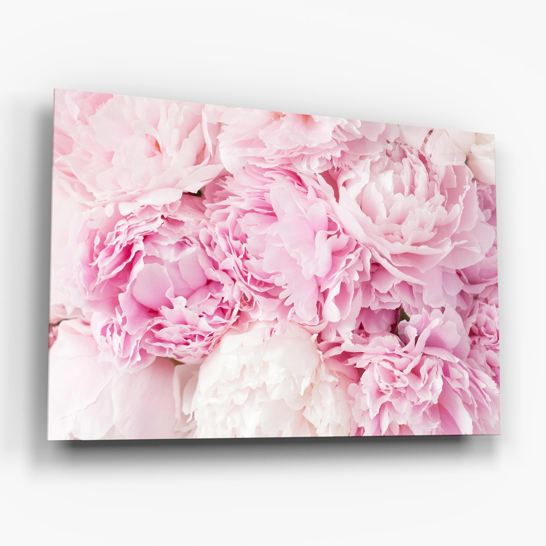 Üvegkép Dreamy Pink Pastel Peony mockup 6