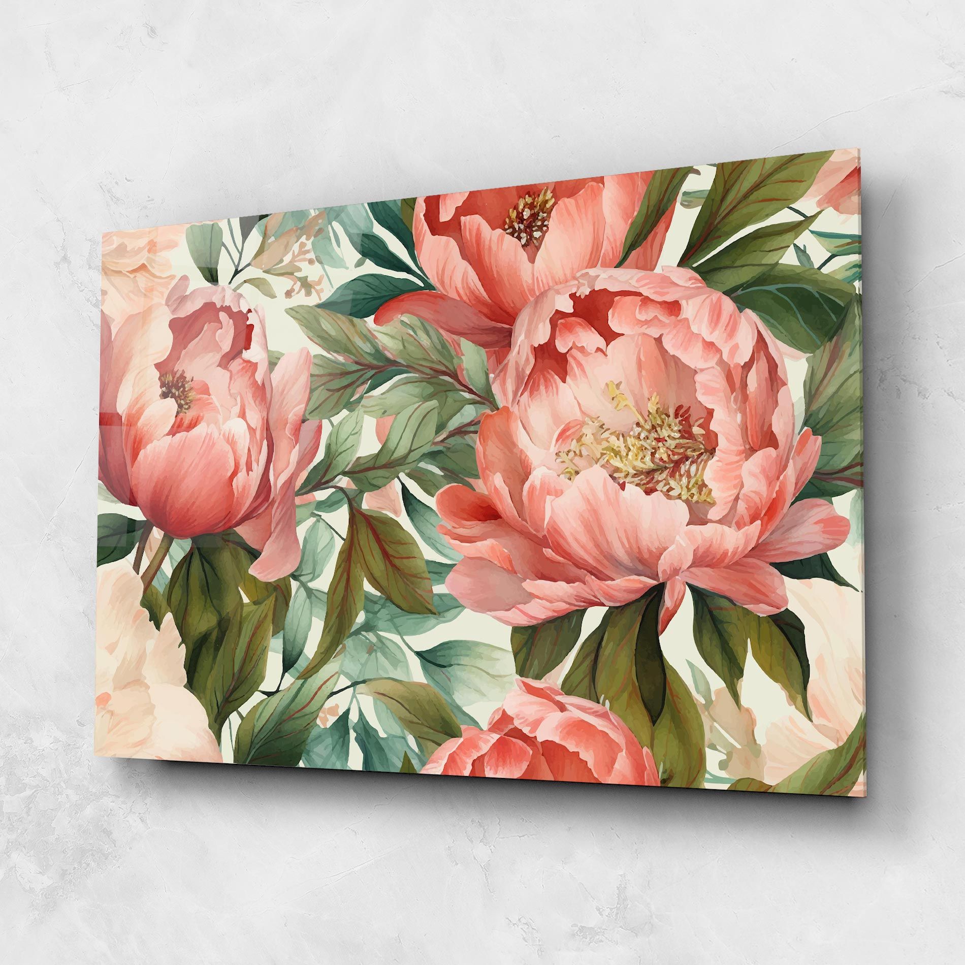 Light Red Peony mockup 1