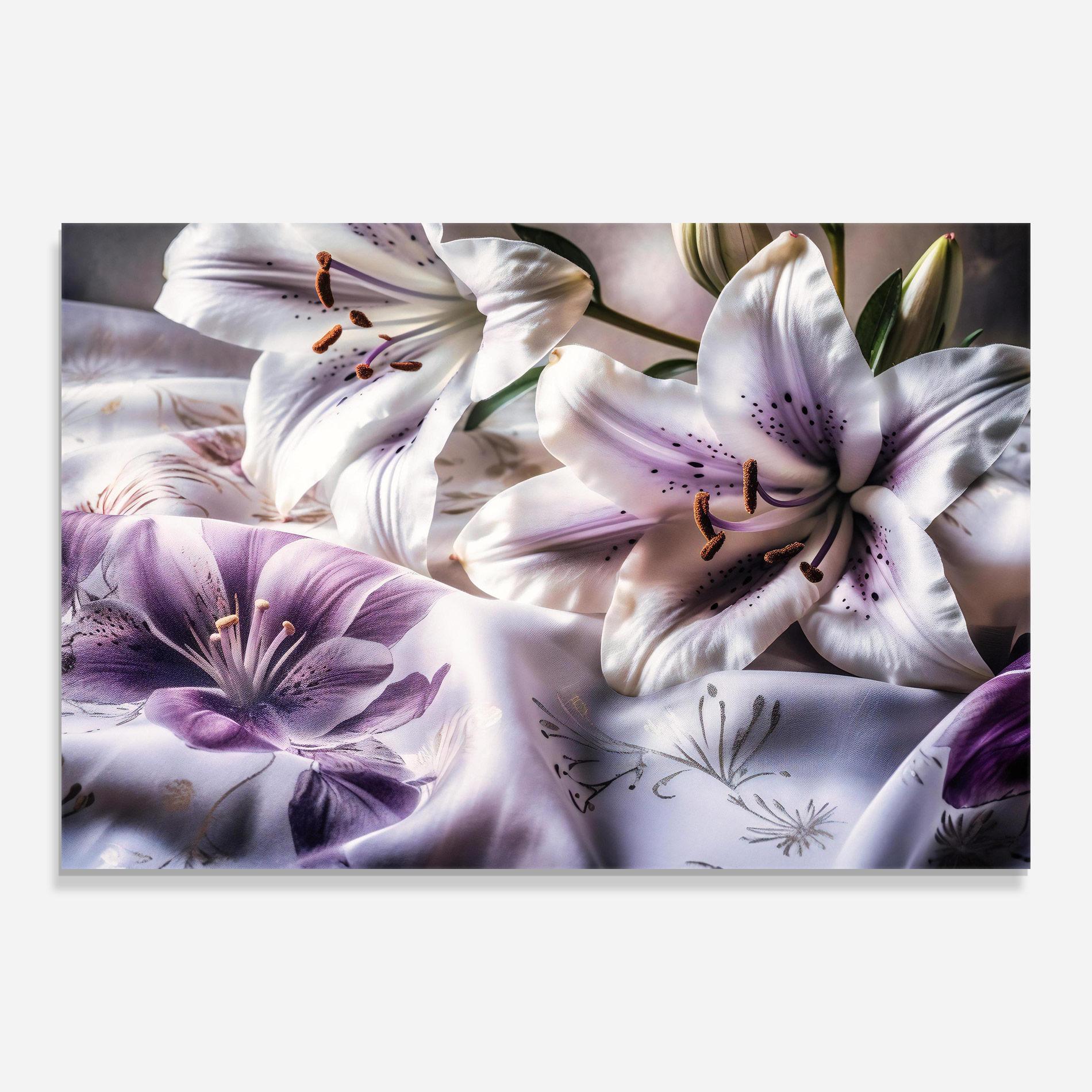 Üvegkép Light Purple Lily mockup 0