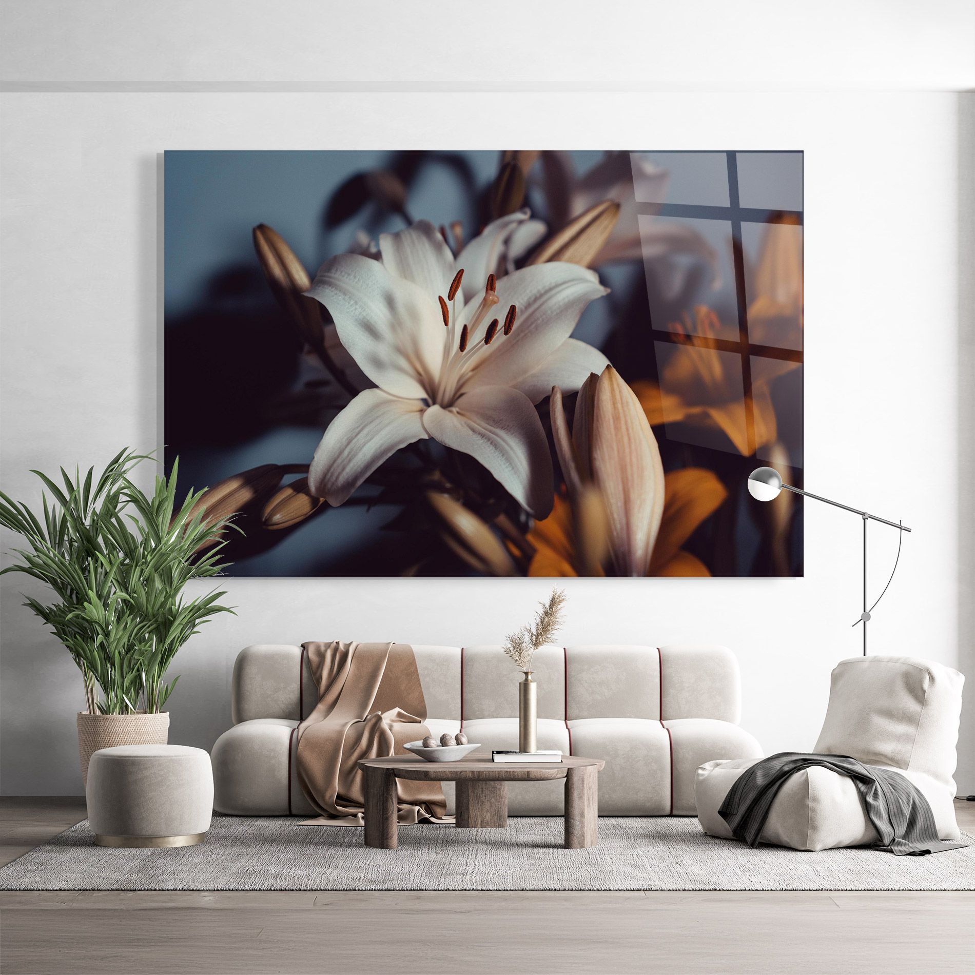 Cream Lily mockup 9