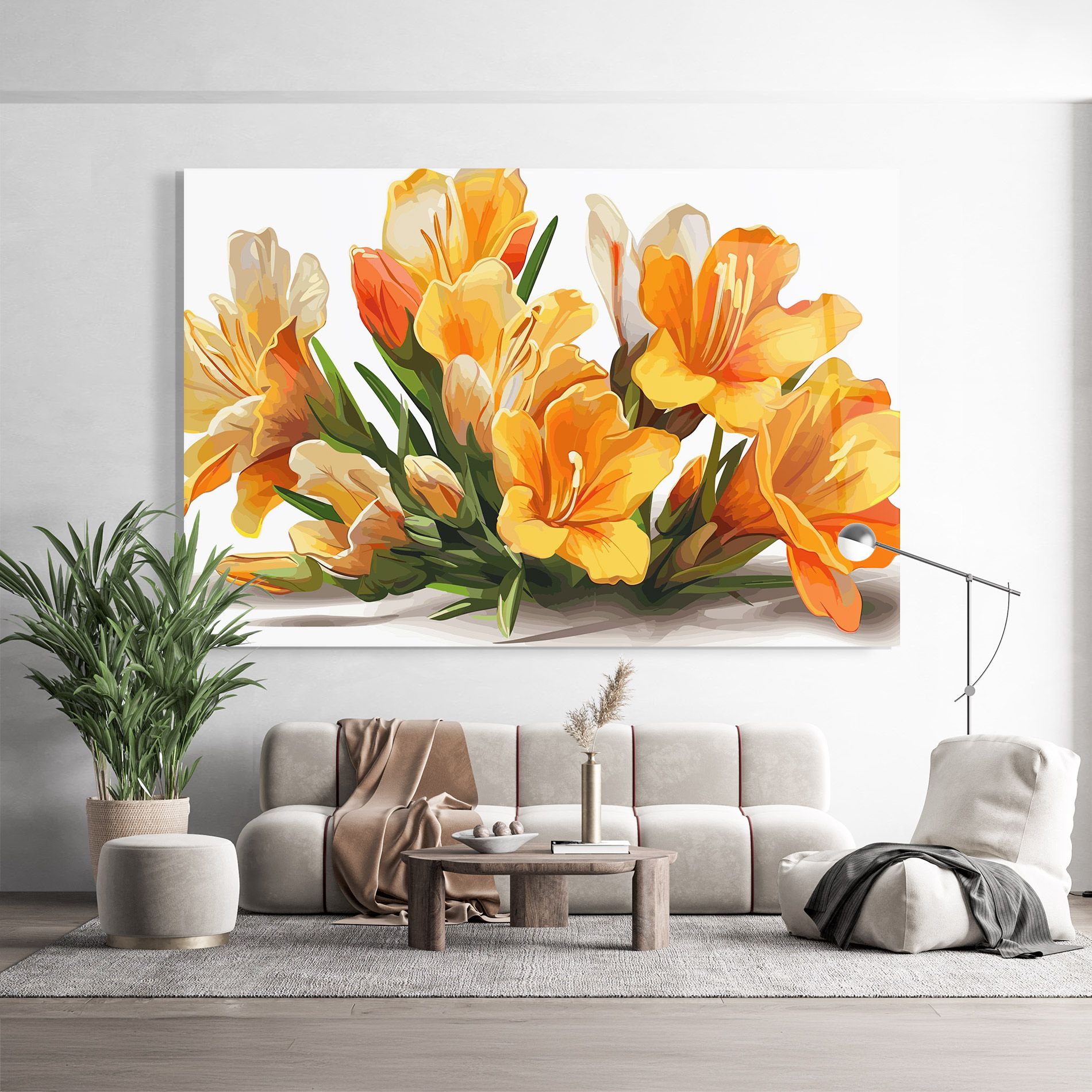 Orange Lily Art mockup 9