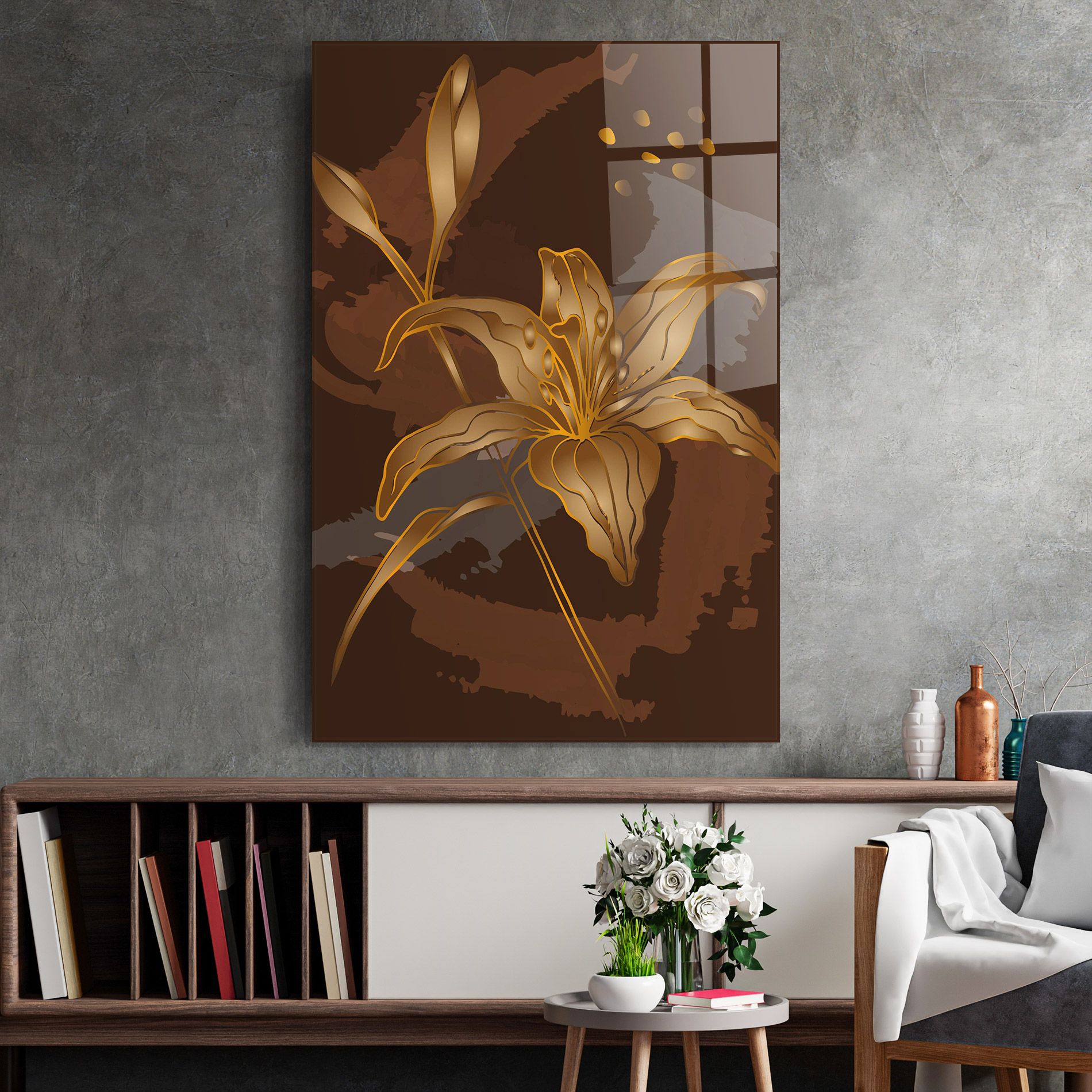 Gold Brown Lily mockup 2