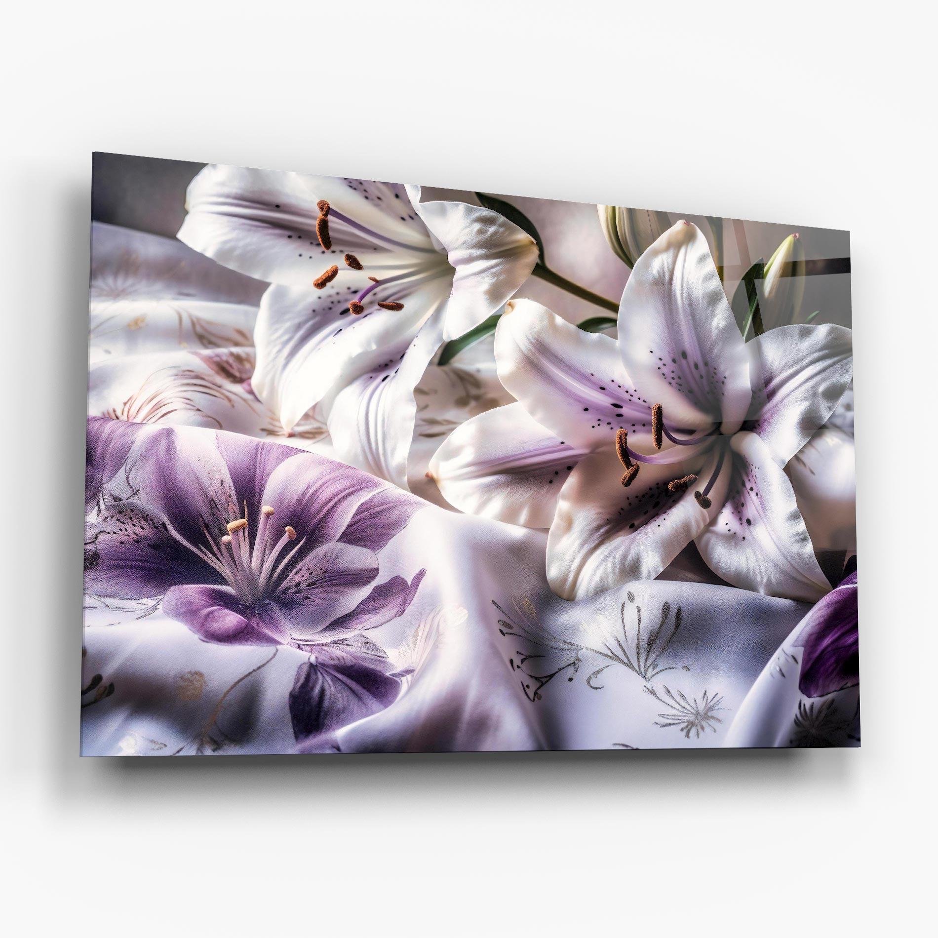 Üvegkép Light Purple Lily mockup 6