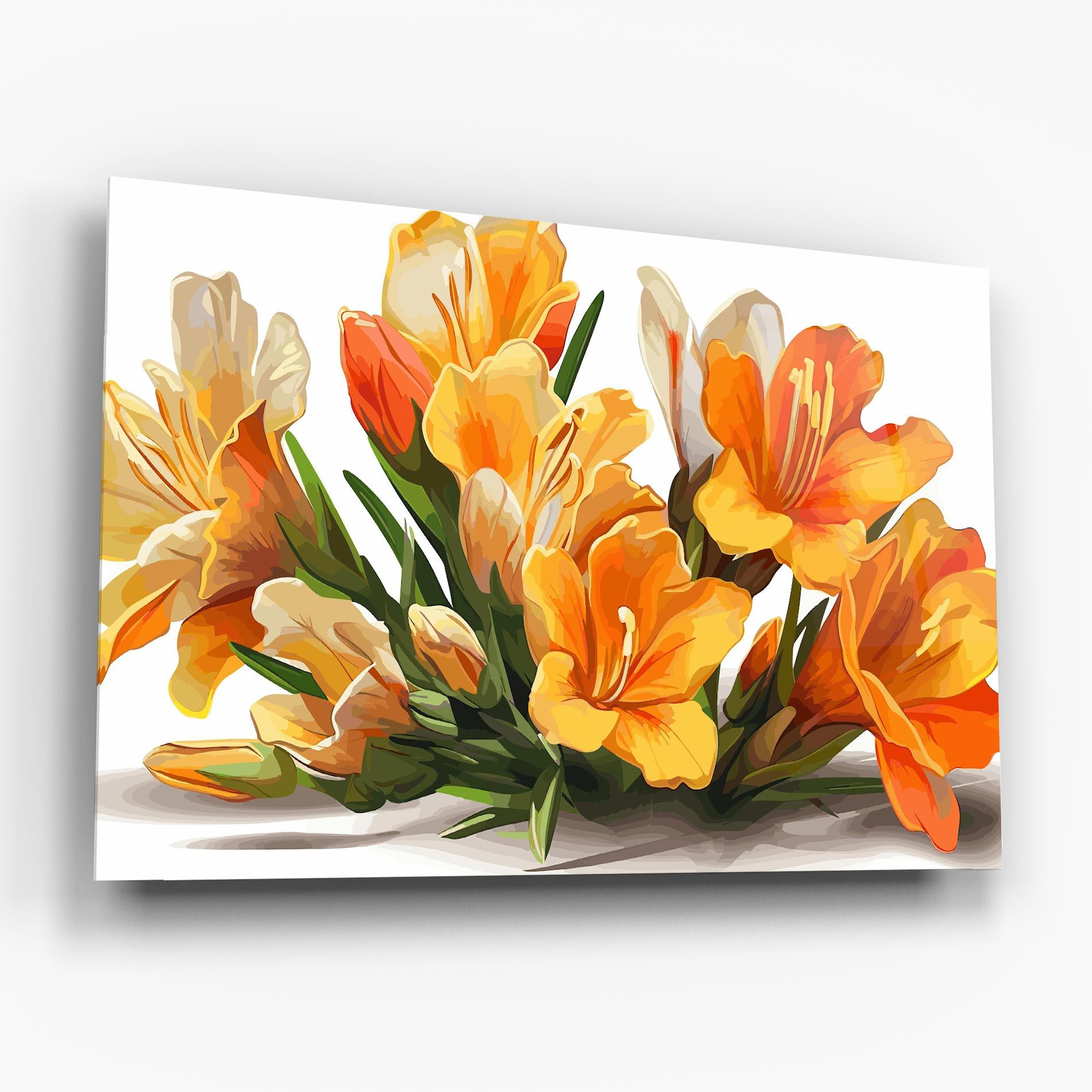 Orange Lily Art mockup 6