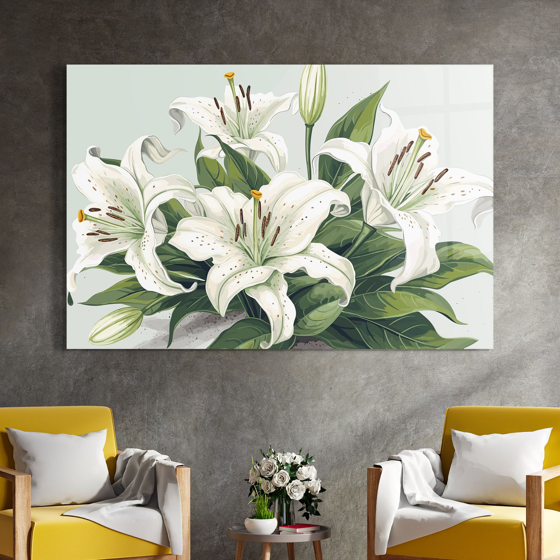Light Lily Art mockup 4