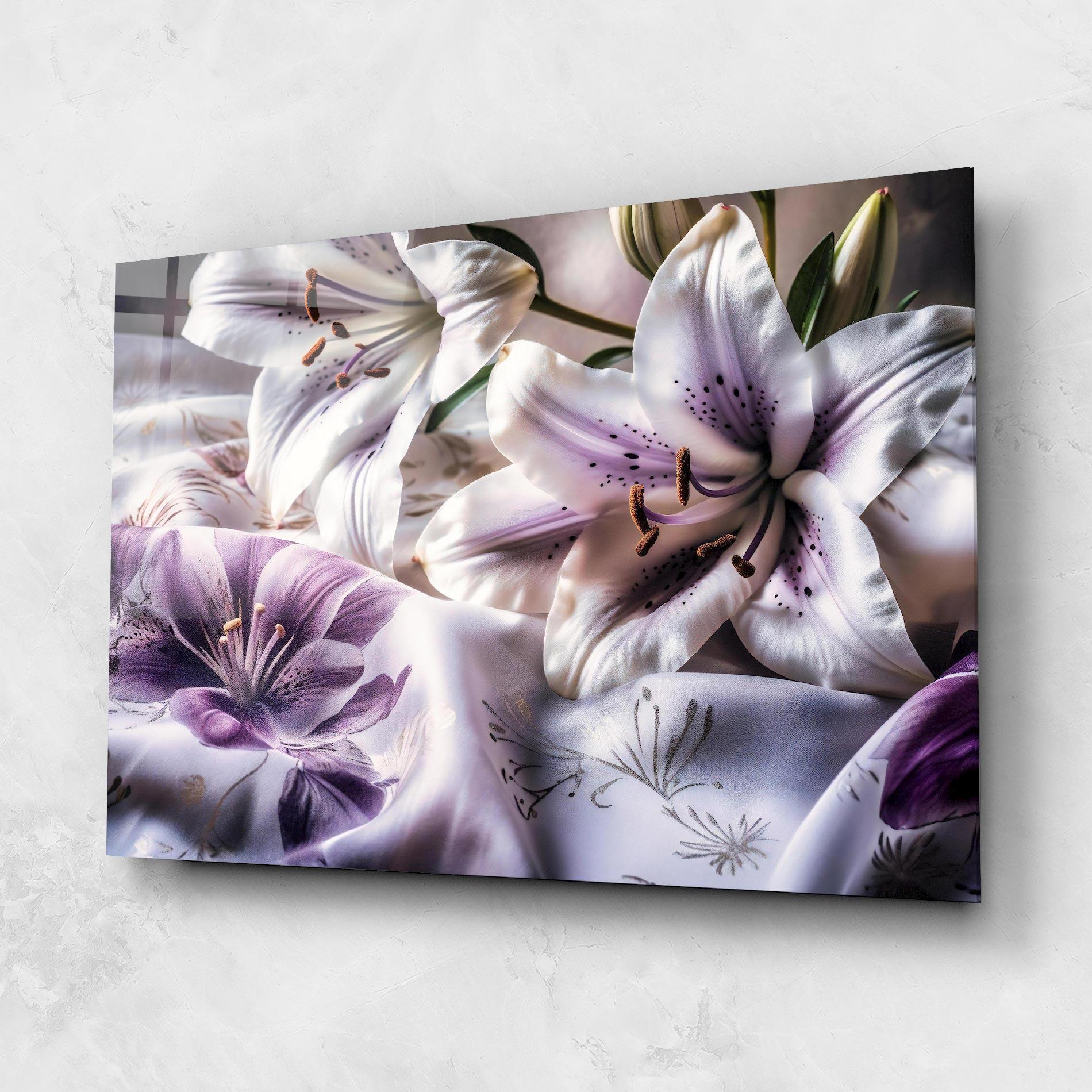 Üvegkép Light Purple Lily mockup 1