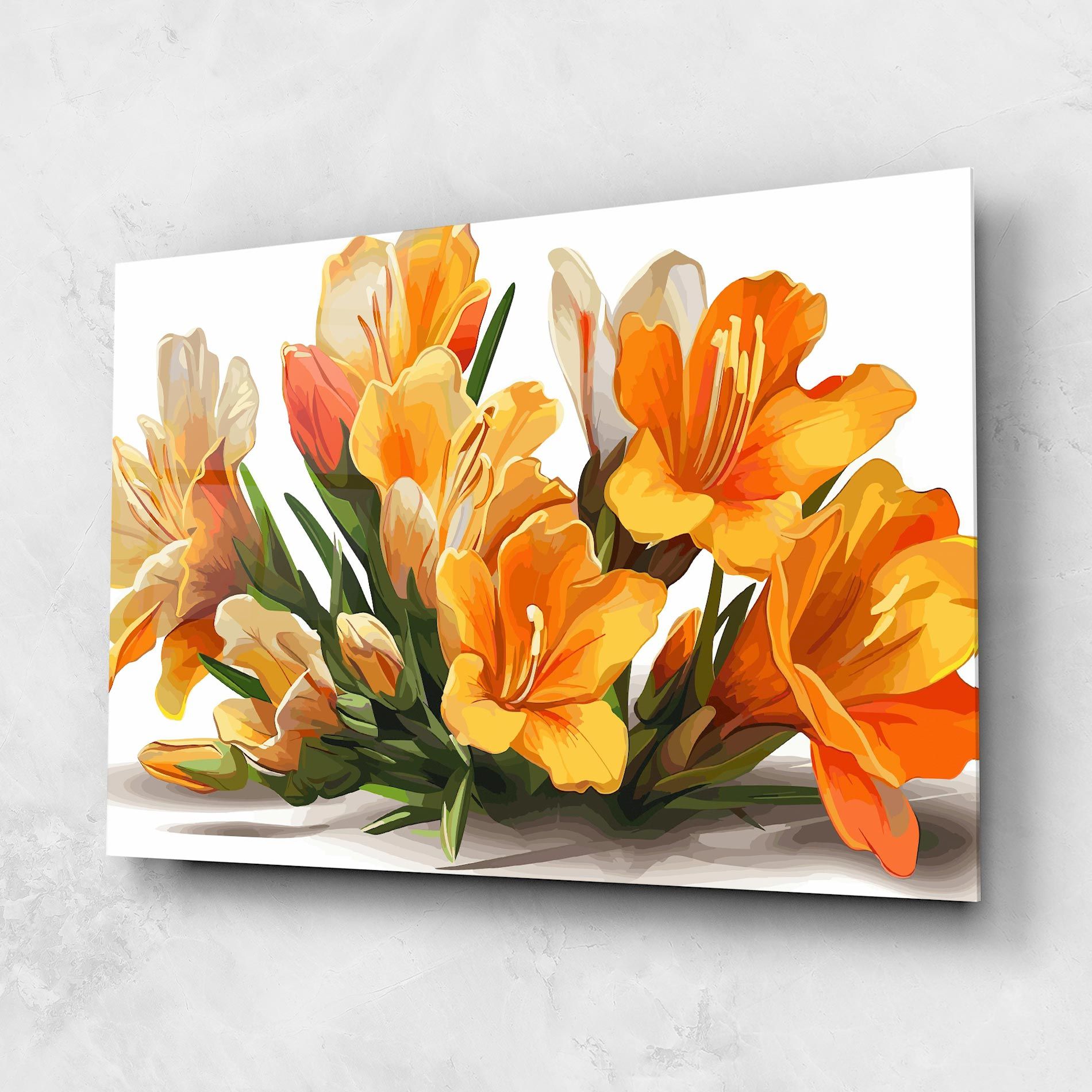 Orange Lily Art mockup 1