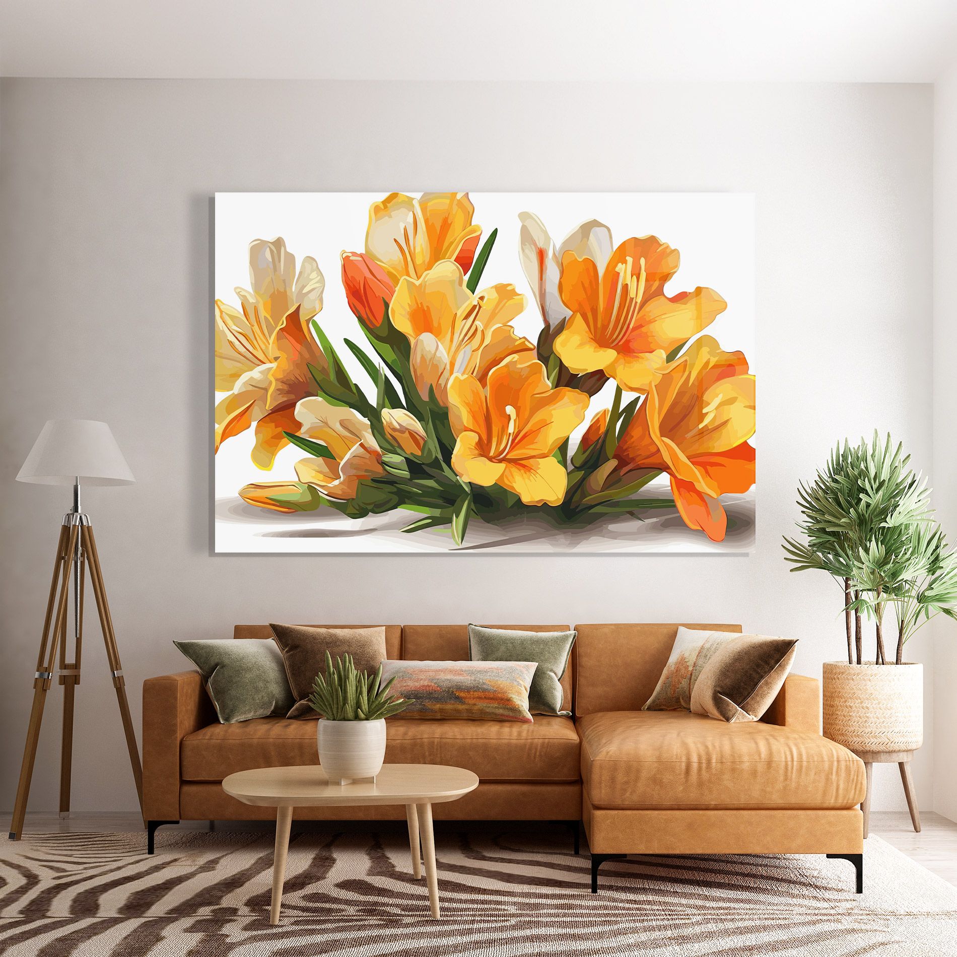 Orange Lily Art mockup 7