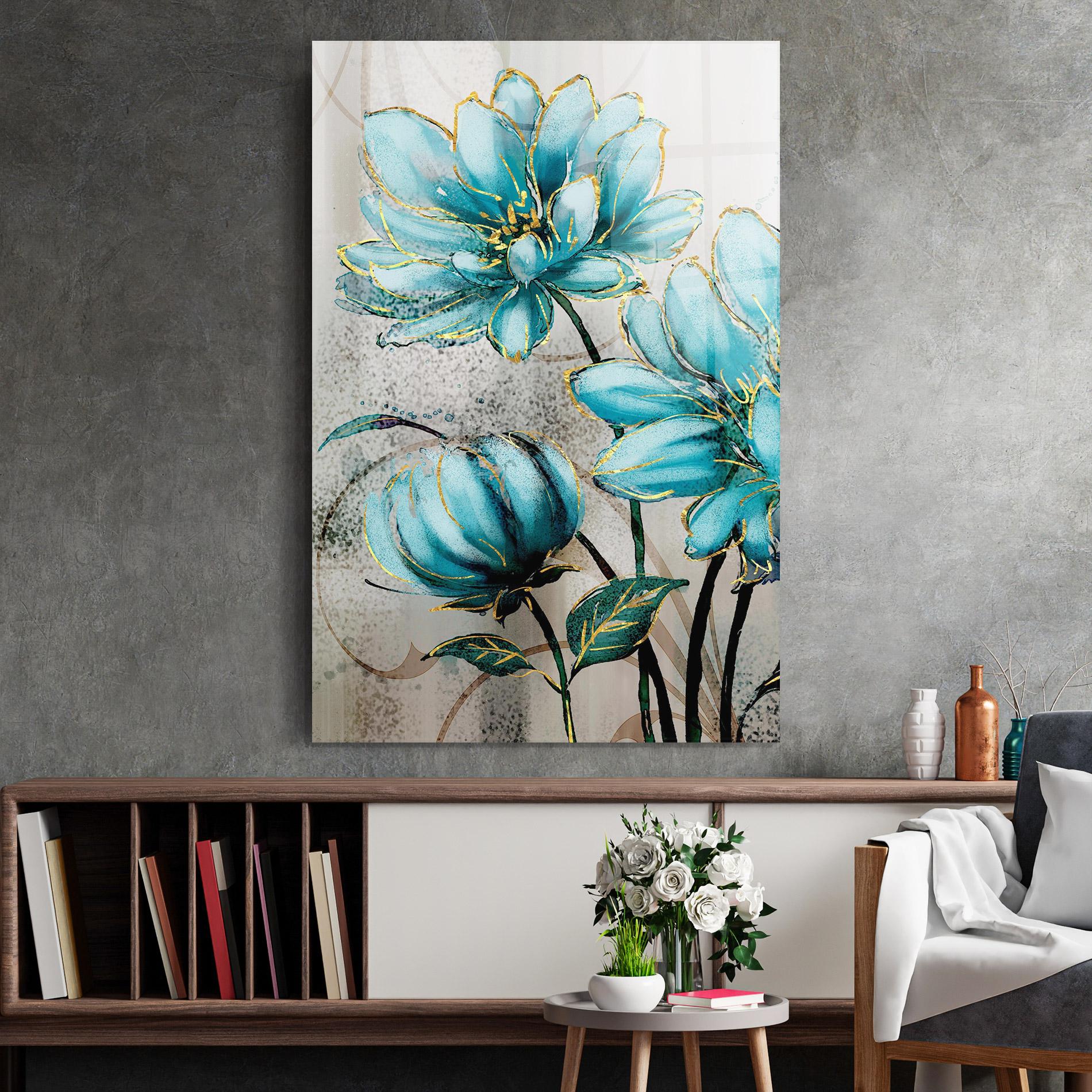 Üvegkép Bujori Albastri mockup 2