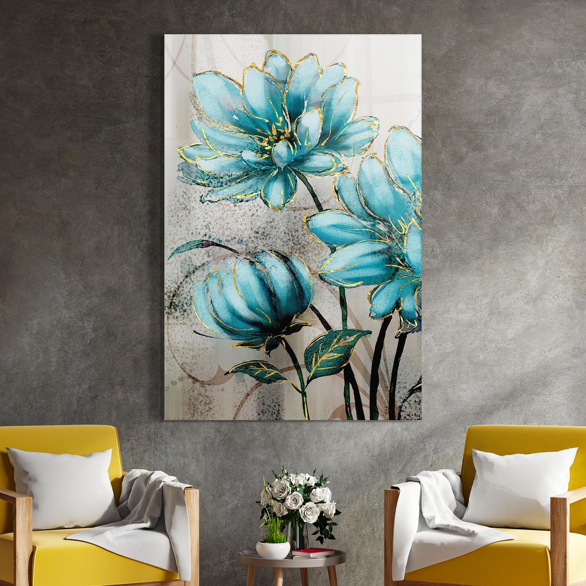 Üvegkép Bujori Albastri mockup 4