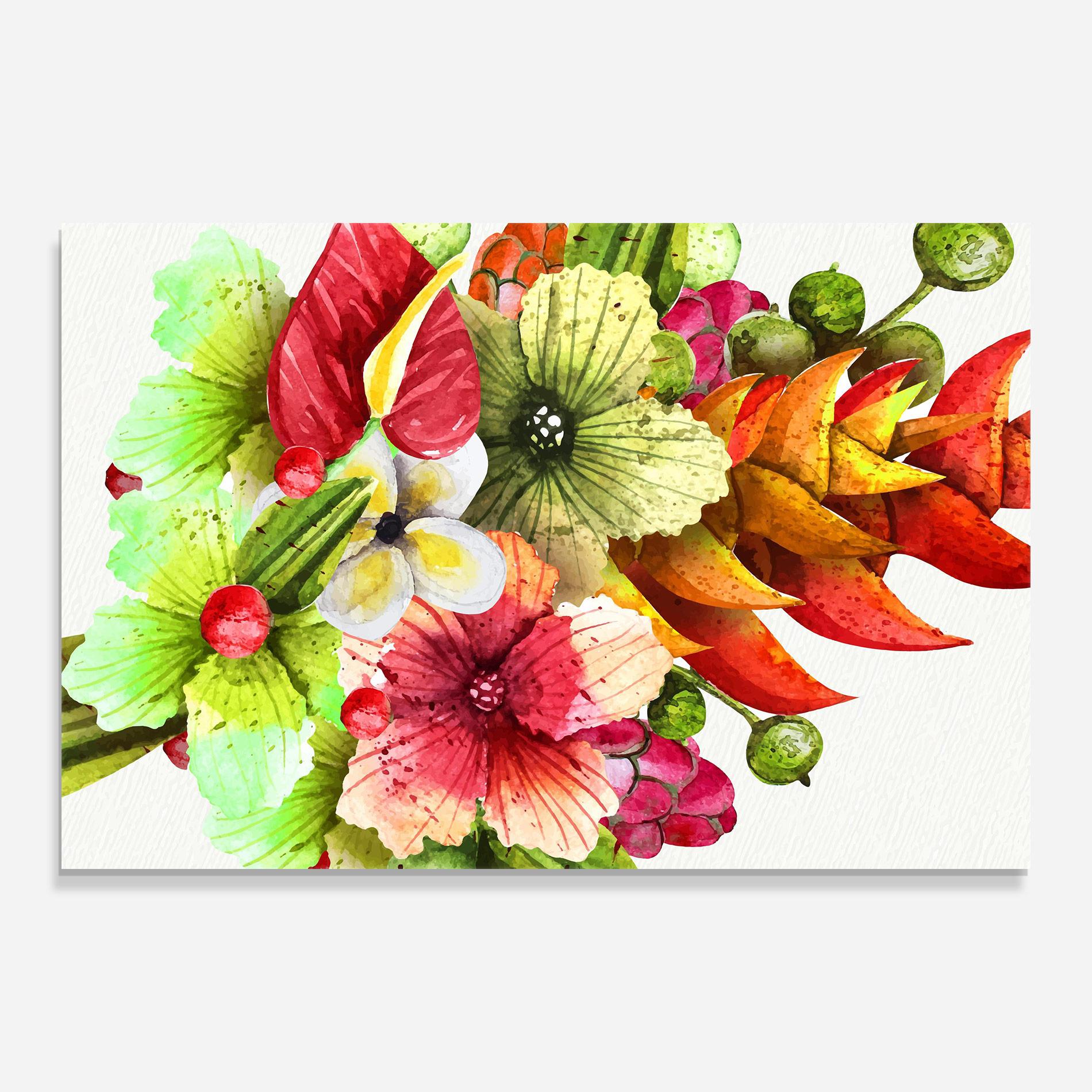 Üvegkép Exotic Green Orange mockup 0