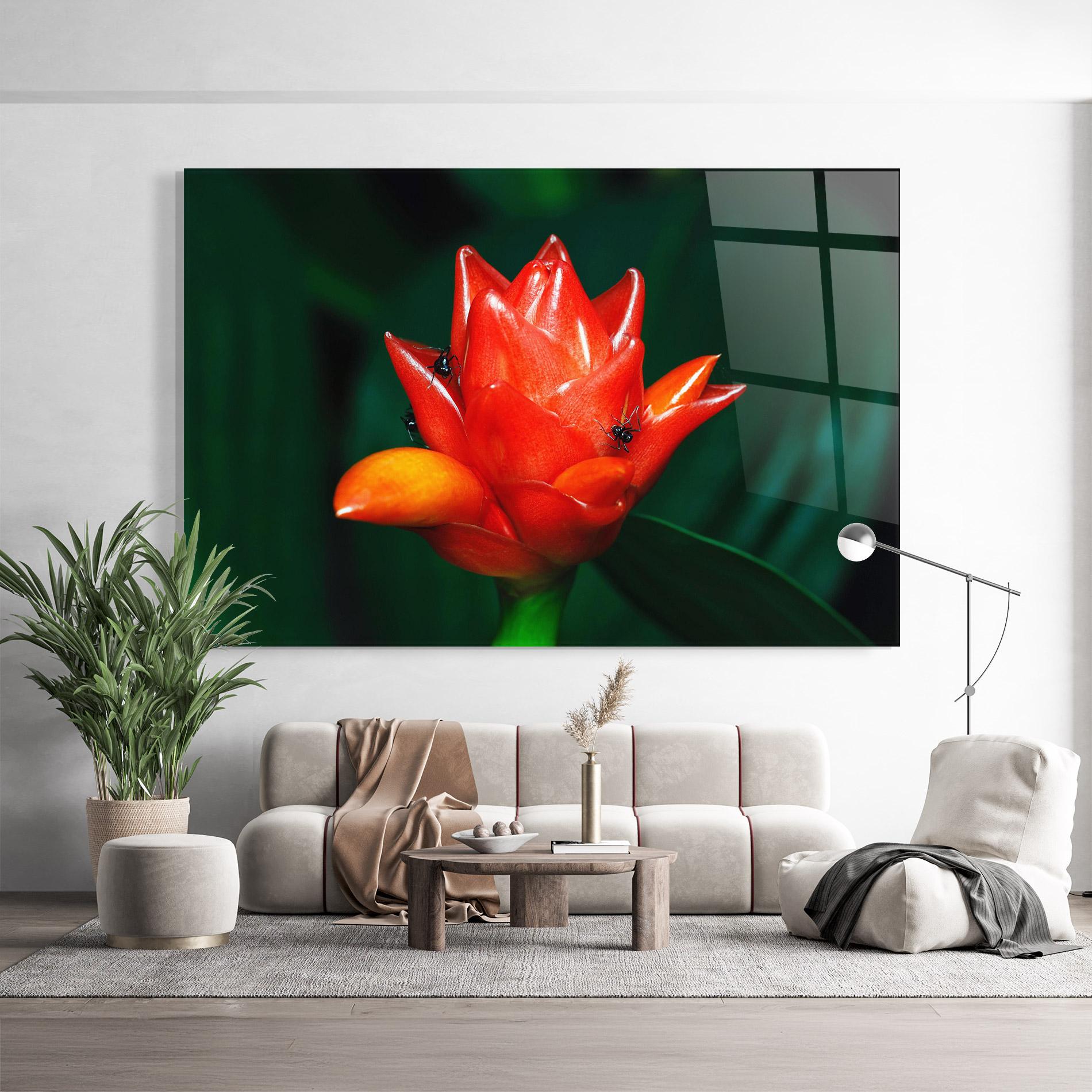 Üvegkép Cool Orange Exotic mockup 9