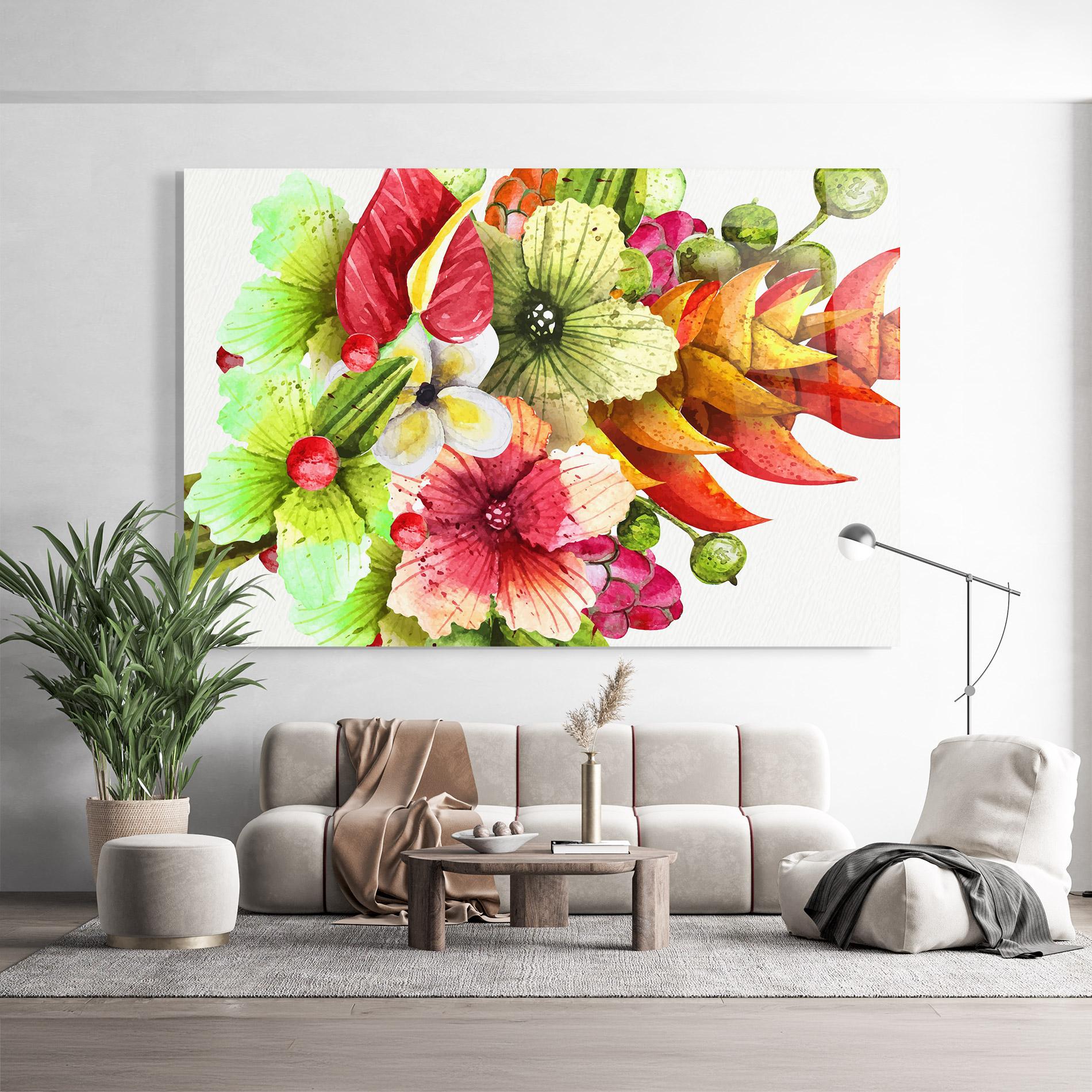 Üvegkép Exotic Green Orange mockup 9