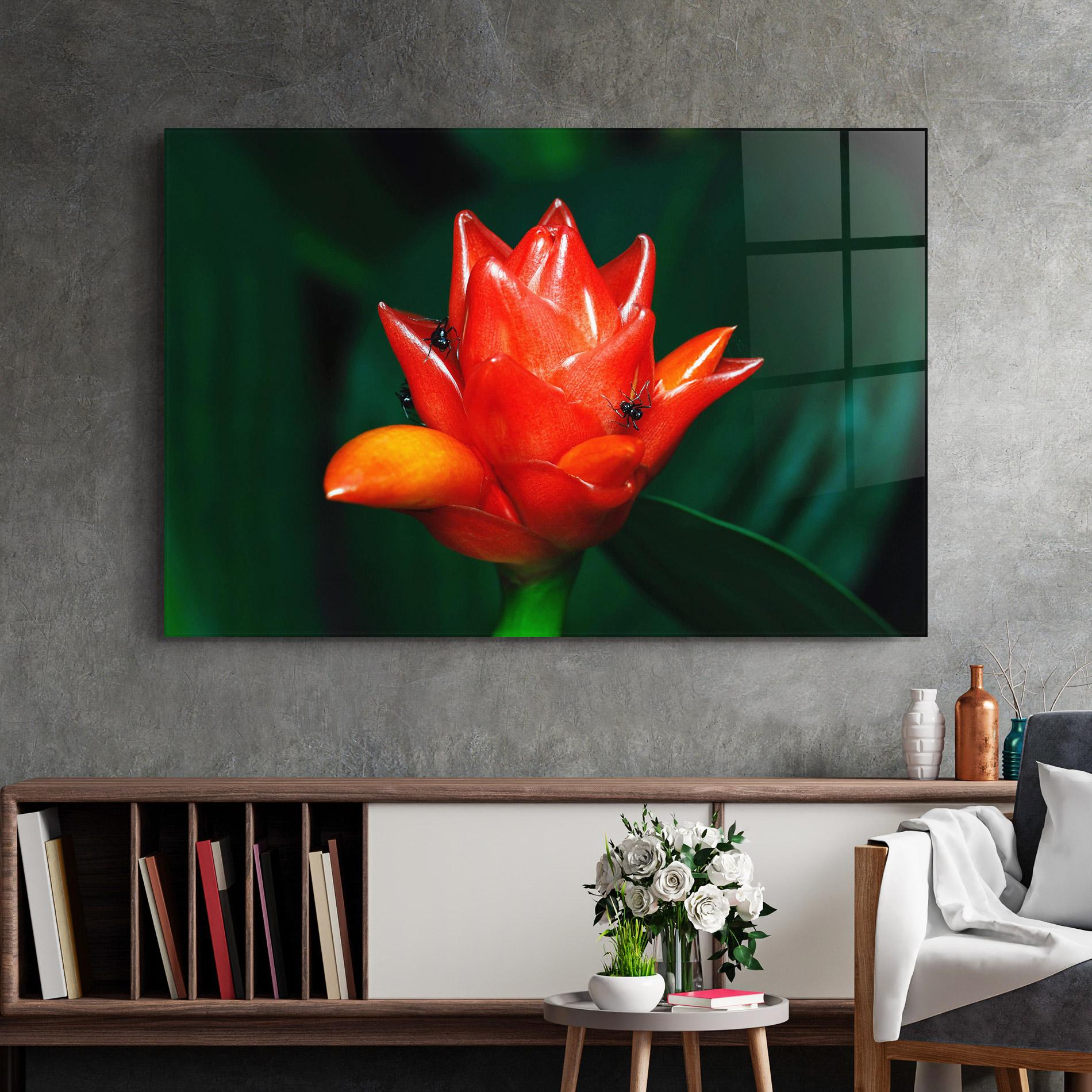 Üvegkép Cool Orange Exotic mockup 2