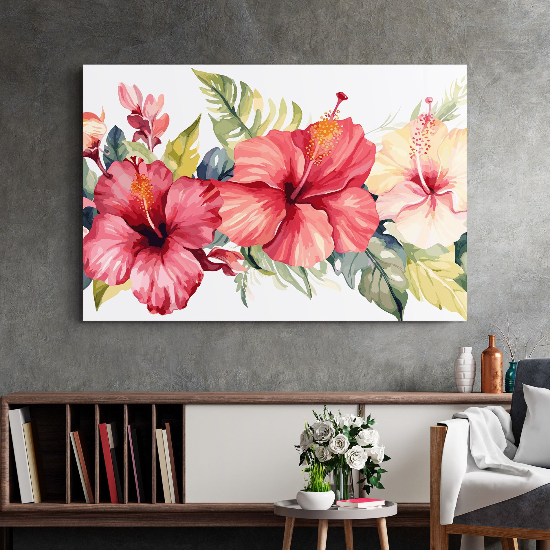 Flowers Exotic Art mockup 2