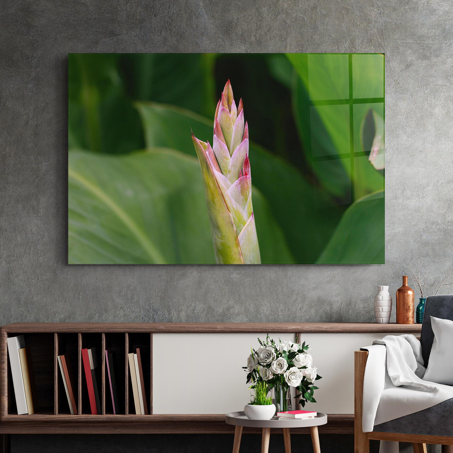 Üvegkép Light Pink Exotic mockup 2