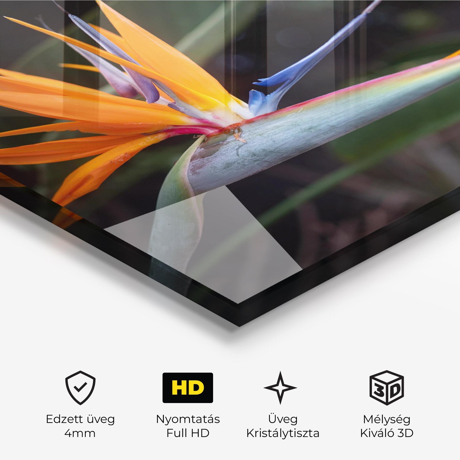 Üvegkép Paradise Plant mockup 3