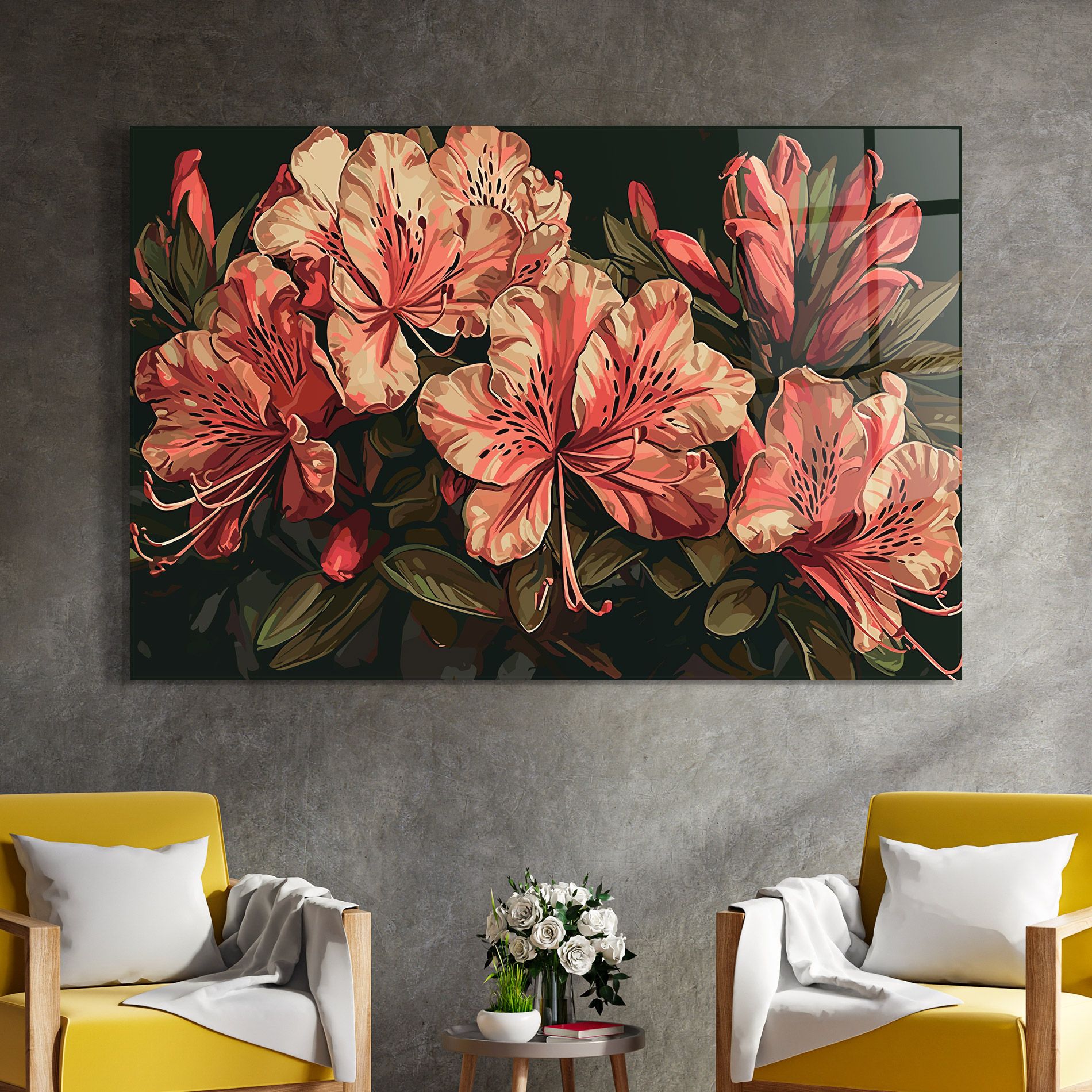 Cream Exotic Art mockup 4