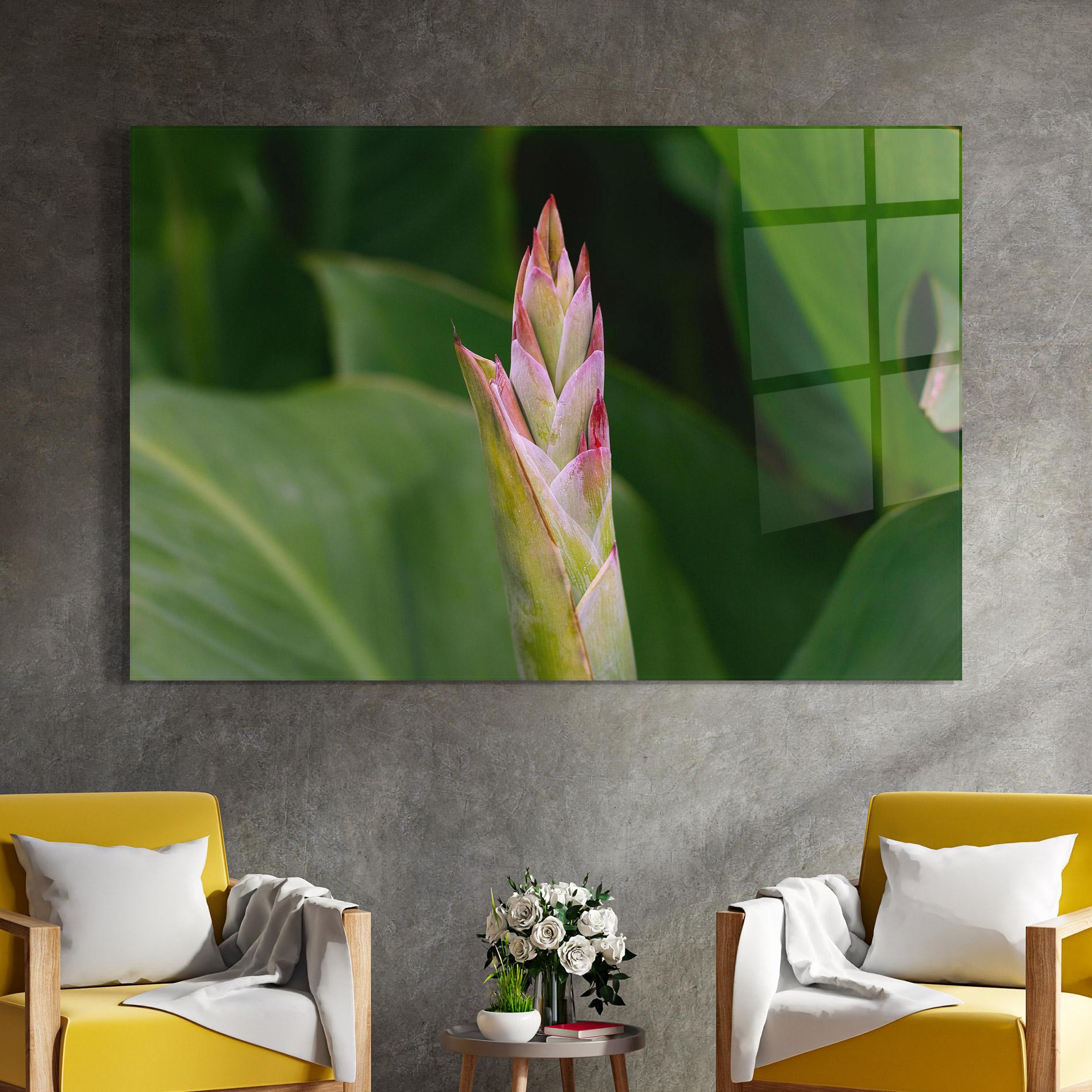 Üvegkép Light Pink Exotic mockup 4