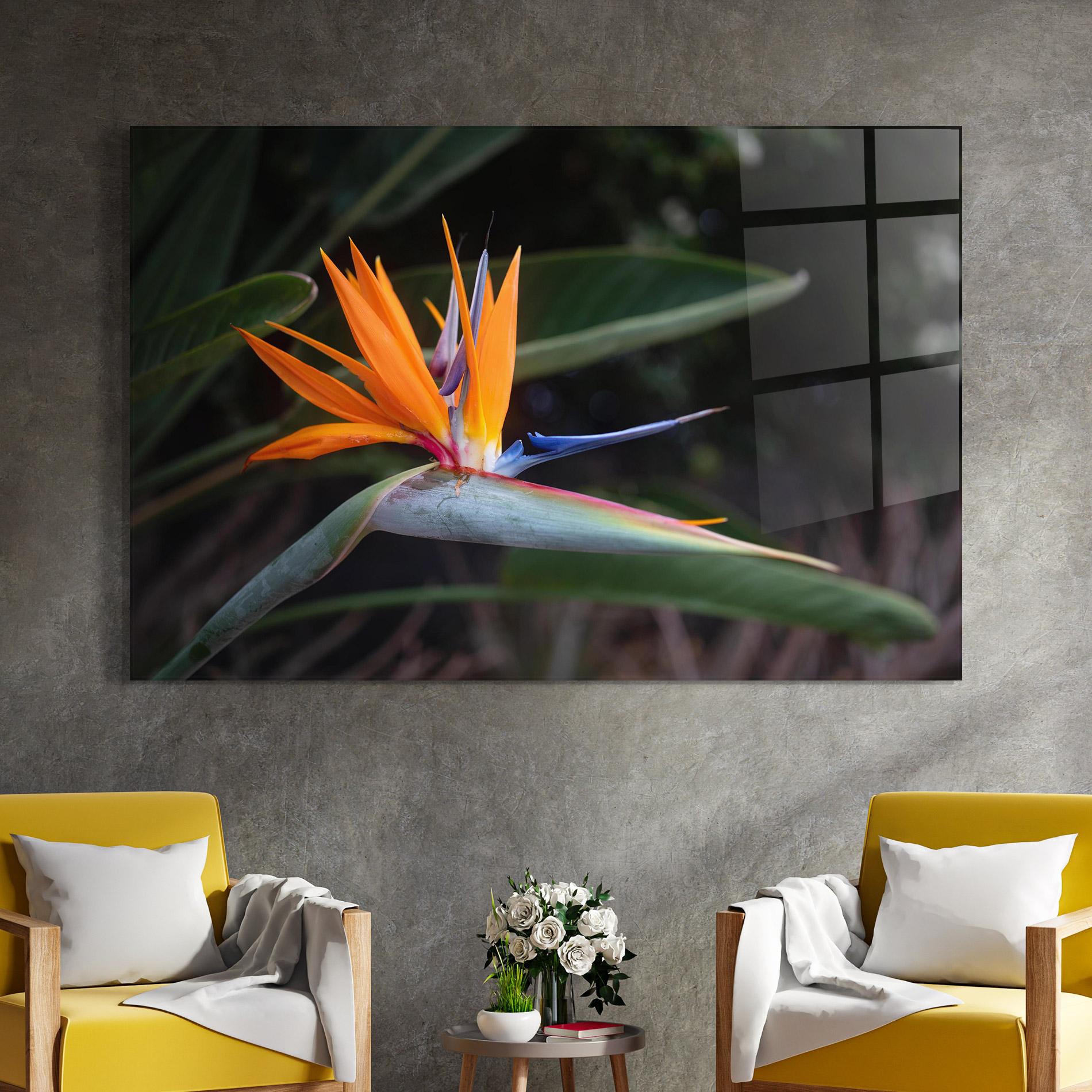 Üvegkép Paradise Plant mockup 4