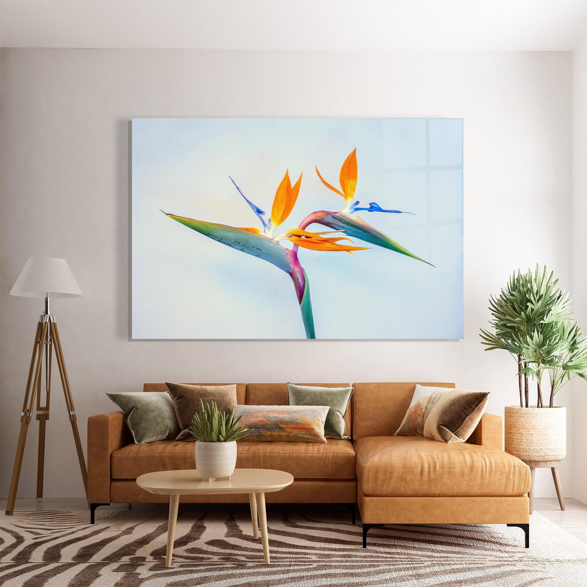 Üvegkép Green Orange Exotic mockup 7