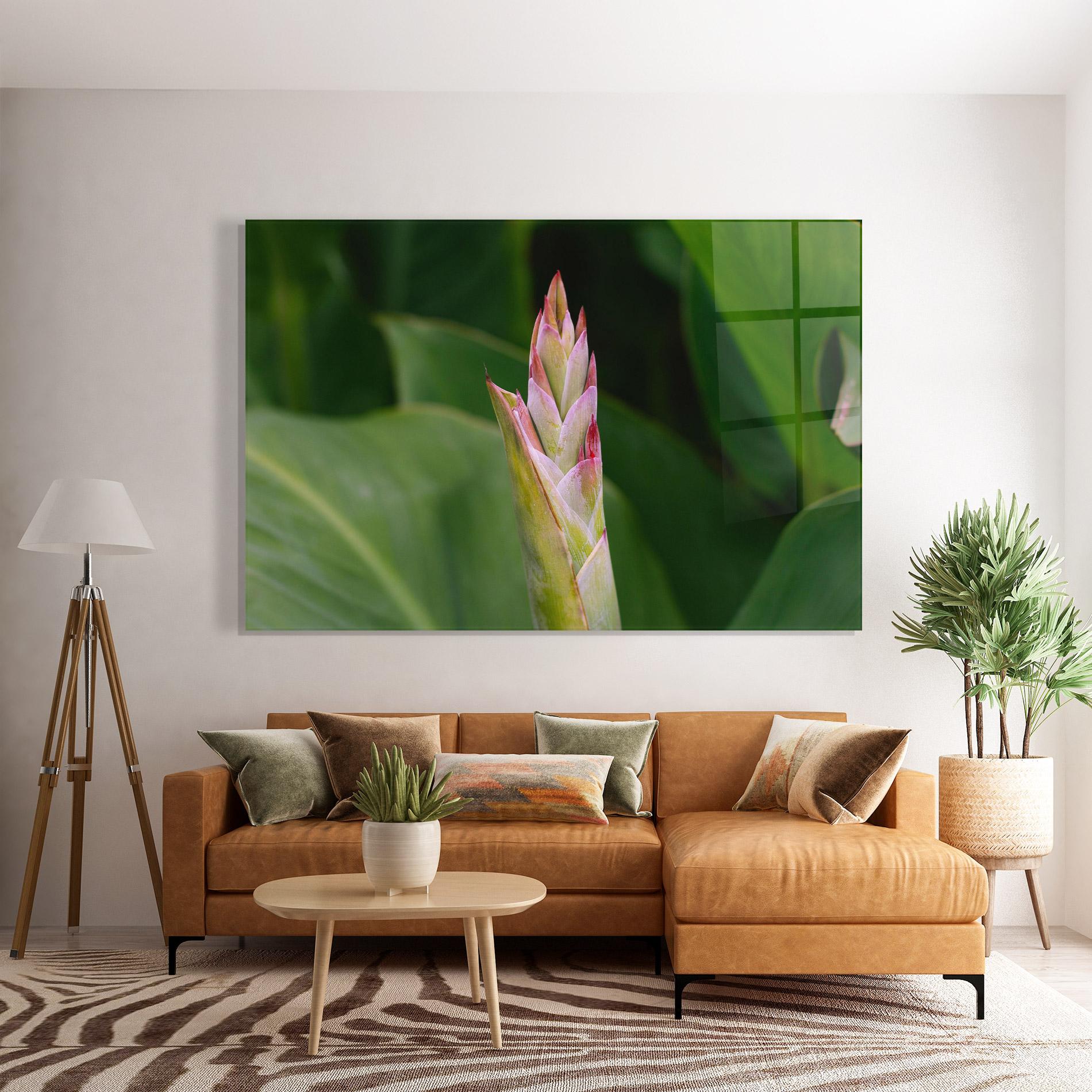 Üvegkép Light Pink Exotic mockup 7