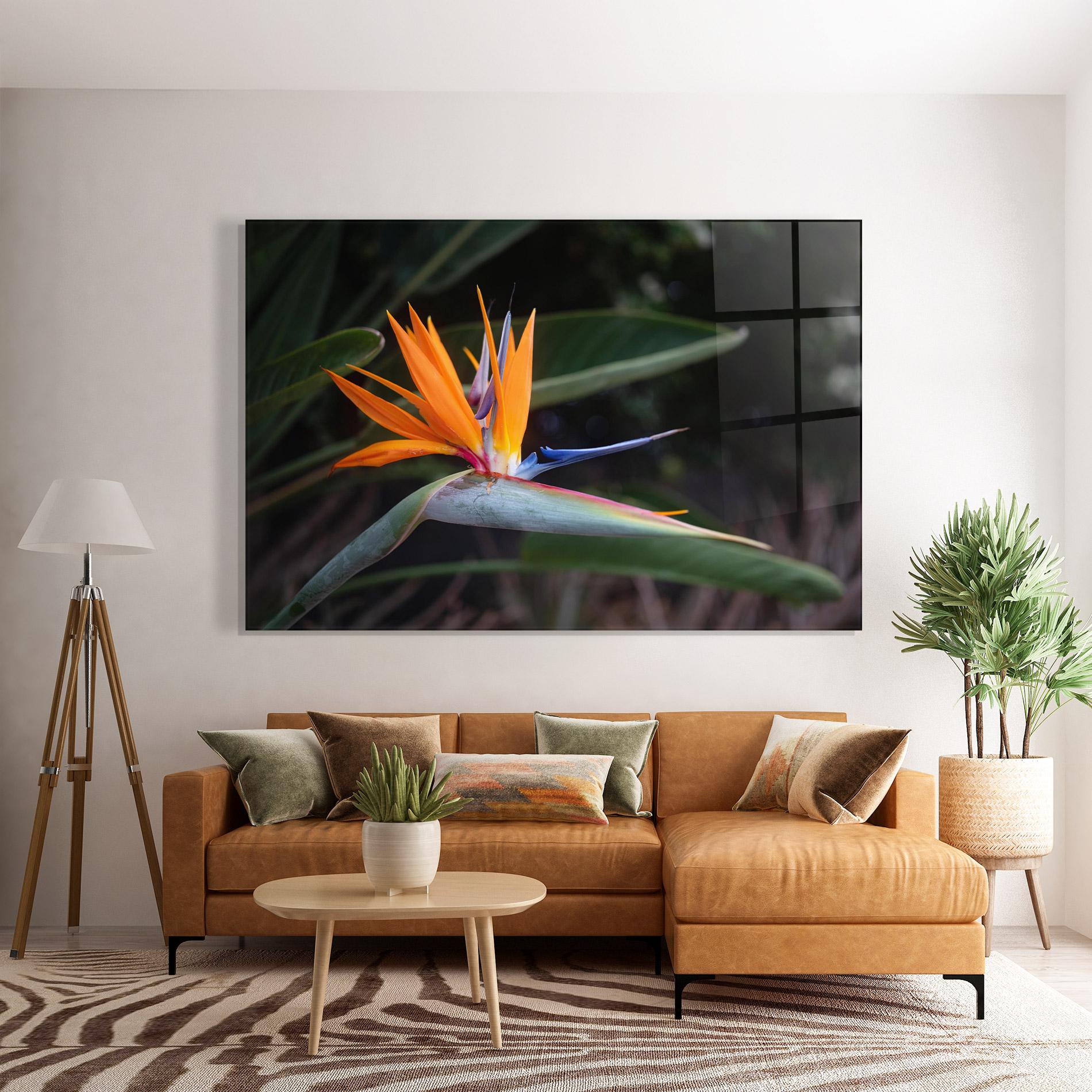 Üvegkép Paradise Plant mockup 7