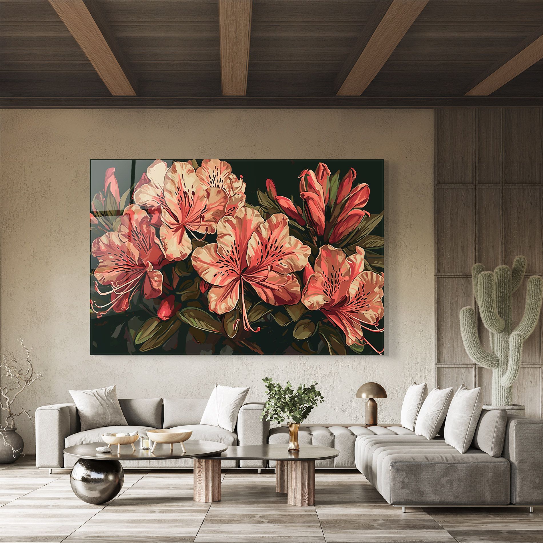 Cream Exotic Art mockup 8