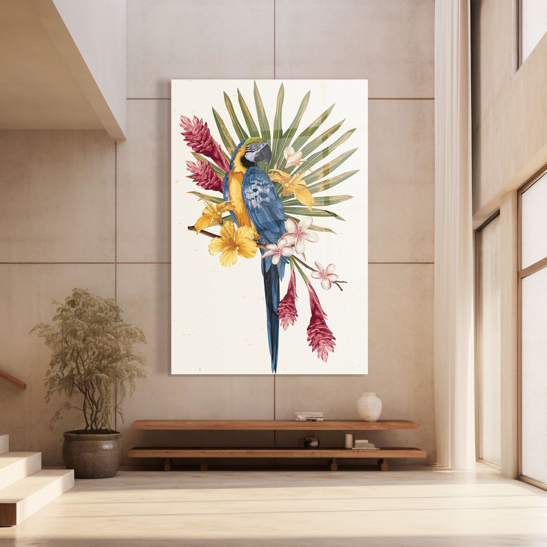 Exotic Bird Flower mockup 8